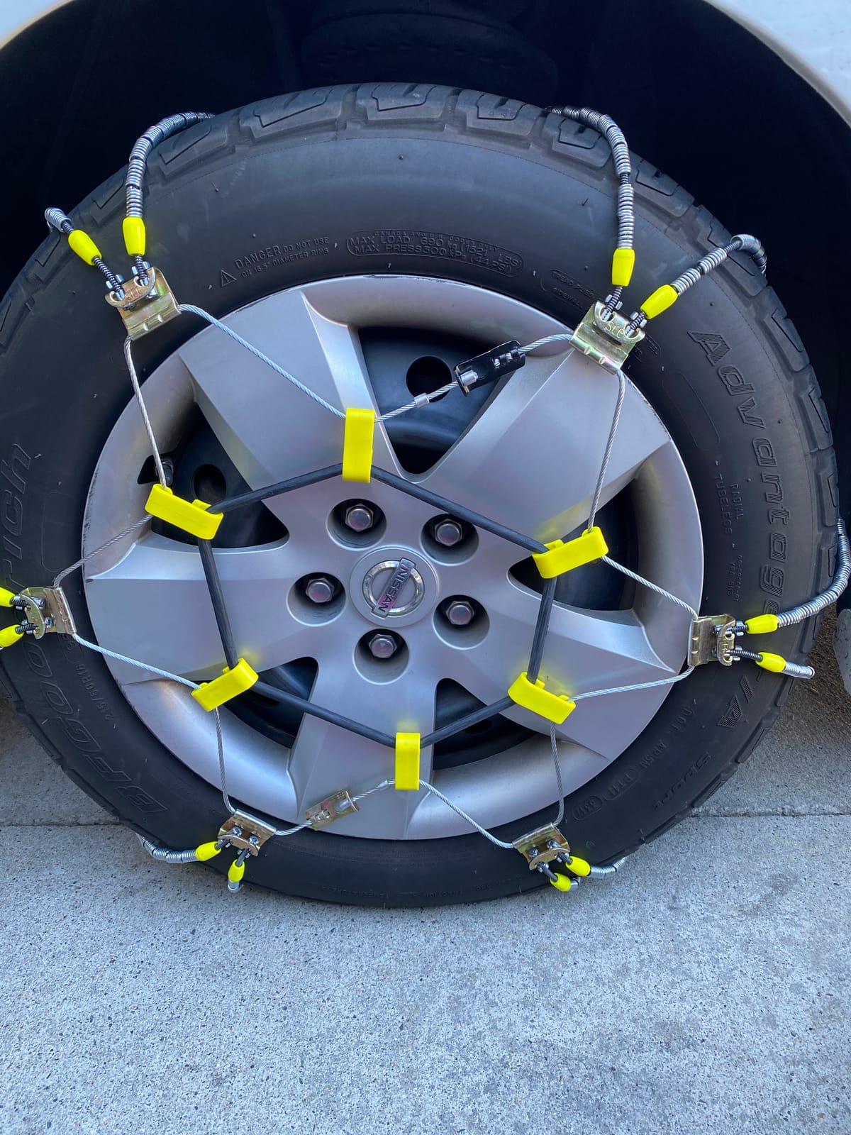 SCC SZ343 Shur Grip Super Z Passenger Car Tire Traction Chain - Set of 2 customer photo 2