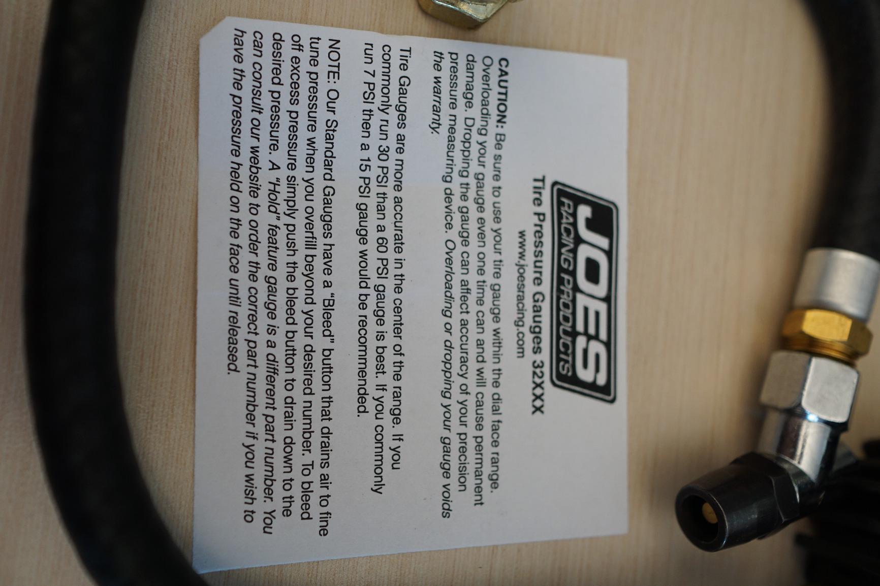 Joes Racing 32307 (0-60) PSI Tire Pressure Gauge customer photo 2