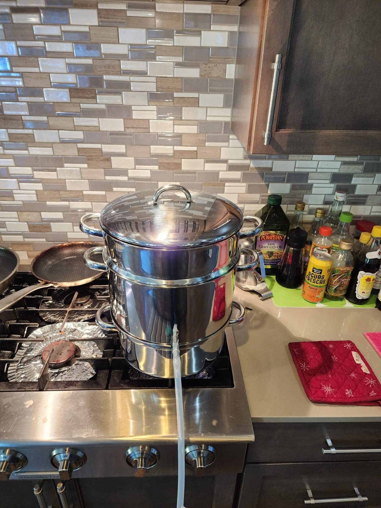 Cook N Home Stainless Steel Steam Juice Extractor, 11-Qt Steam Juicer Pot customer photo 1