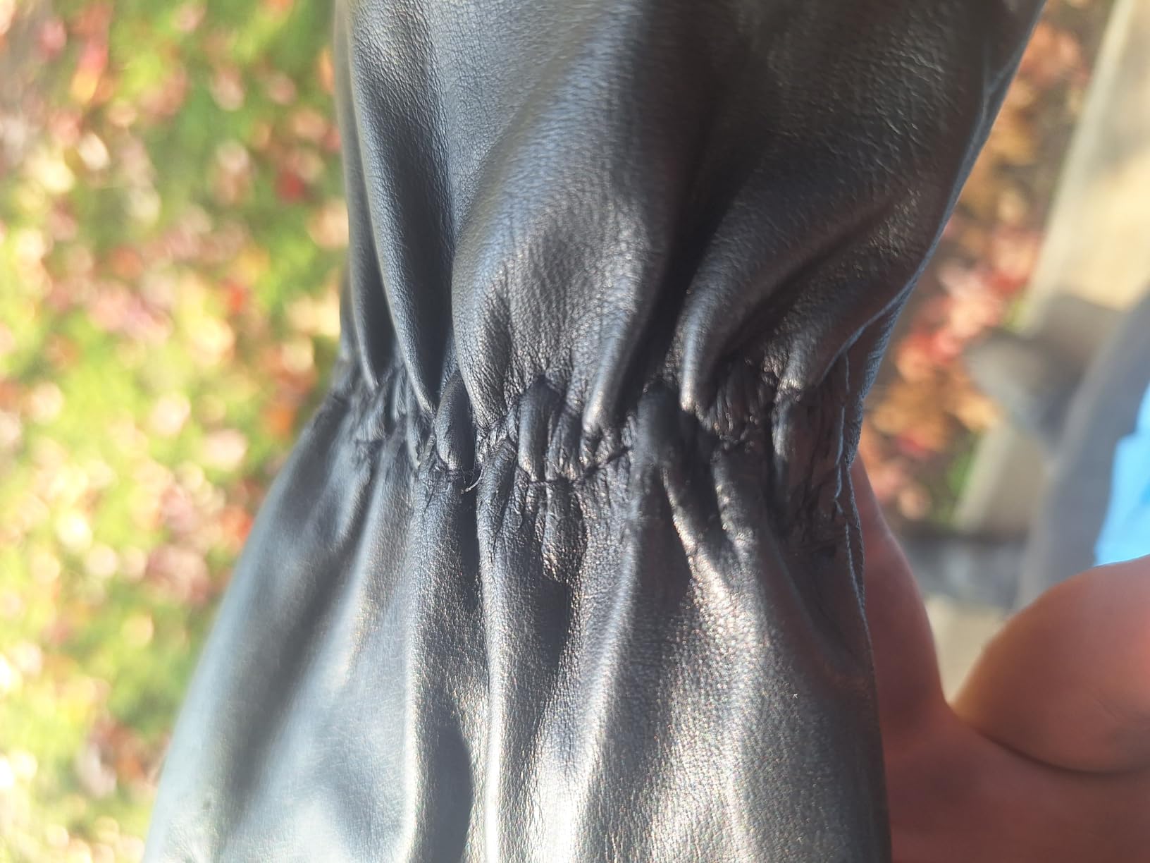 Milwaukee Leather SH734 Men's Black Thermal Lined Leather Motorcycle Gloves w/Cinch Wrist Closure customer photo 1