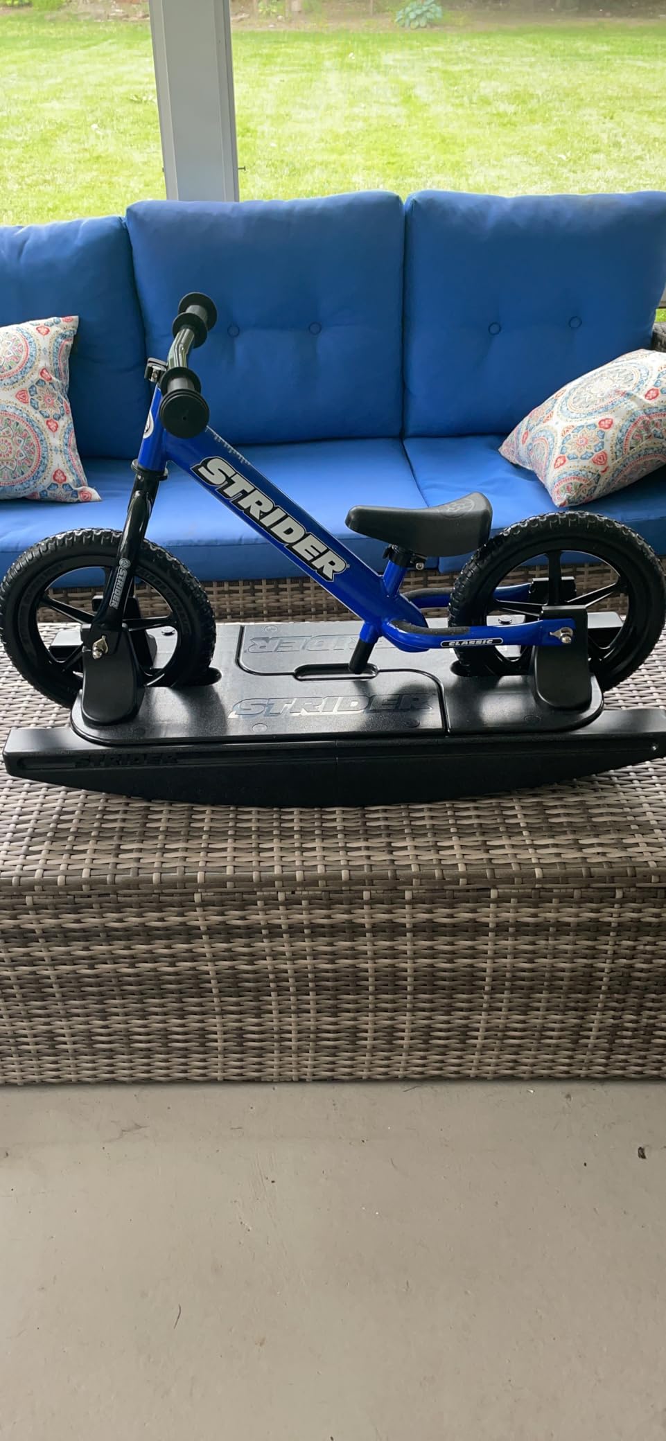 Strider 12” Classic Bike - No Pedal Balance Bicycle for Kids 1 to 3 Years - Includes Built-In Footrest, Handlebar Grips & Flat-Free Tires customer photo 2