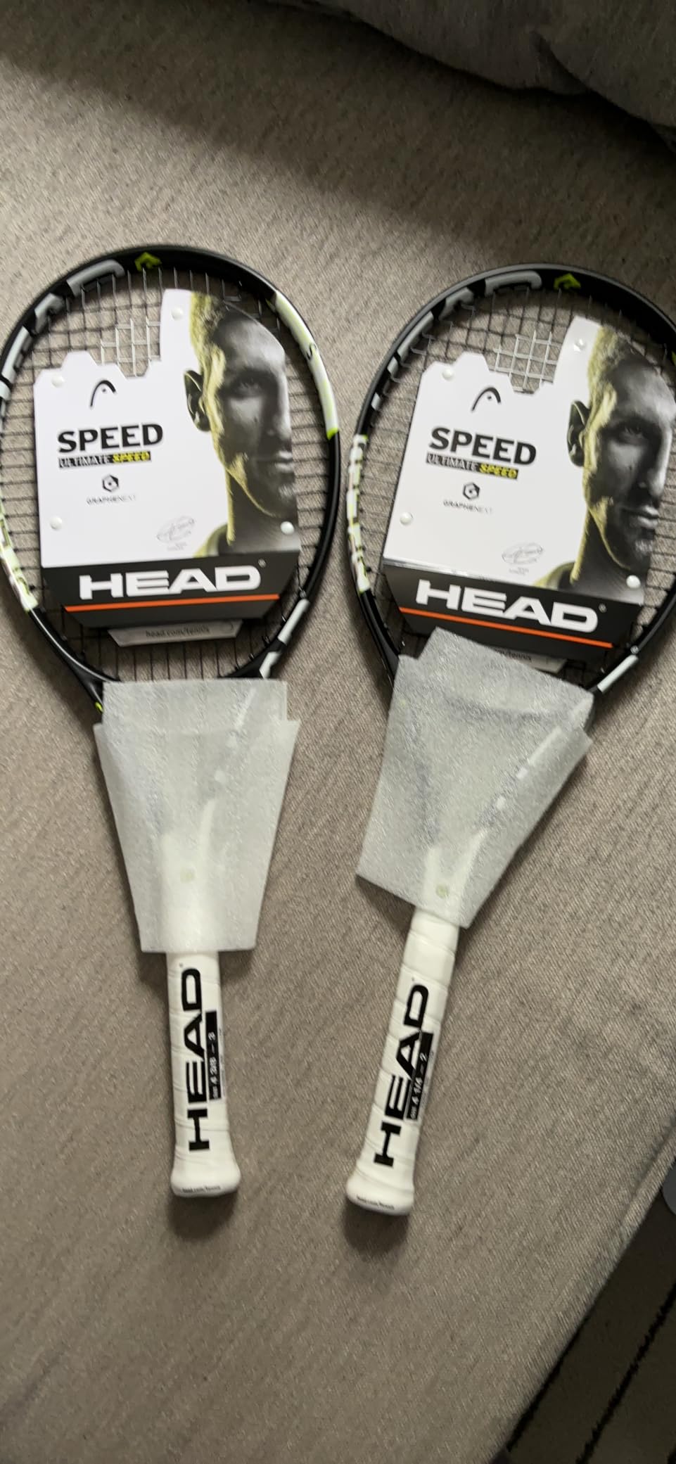 HEAD Speed S Tennis Racquet - Graphene XT Technology, Strung, Mid-Weight, Intermediate Level customer photo 1
