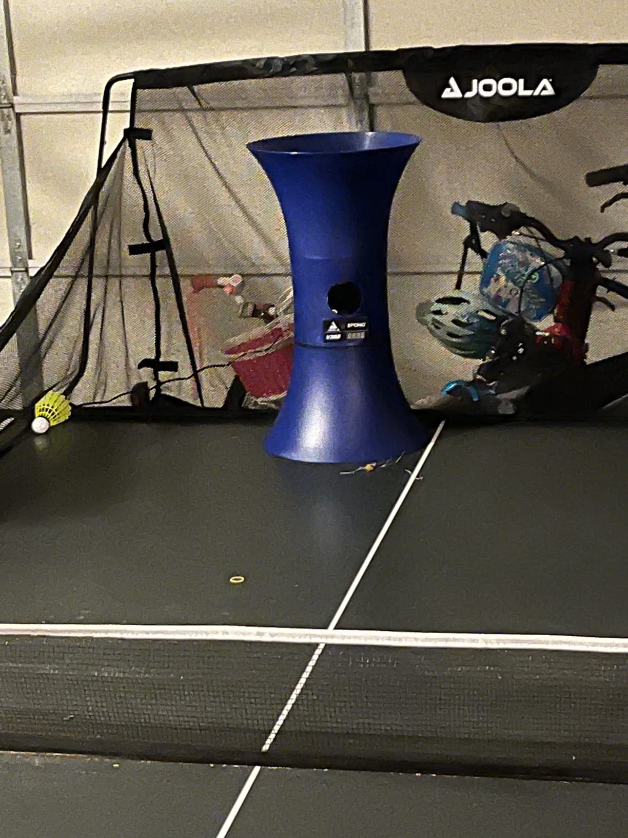 iPong V300 Table Tennis Training Robot - Serves 40mm Regulation Ping Pong Balls Automatically - Play Solo w/o Playback Mode on your Ping Pong Table - Various Models Available, Size 19 , Blue customer photo 1