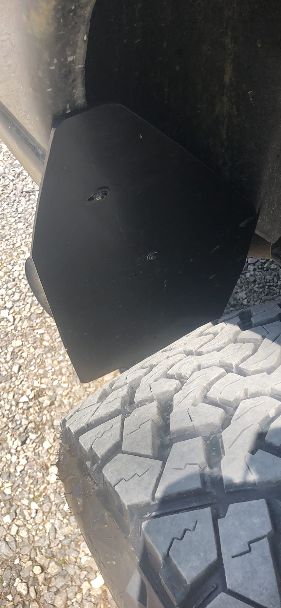 RokBlokz Mud Flaps for Ram Trucks. Fits 2010-2018 Ram 1500 2500 3500. Dodge Mud Guards Come in 2 Sizes for Stock or Lifted/Oversize Tires. (Black with Black Logo, OG) customer photo 1
