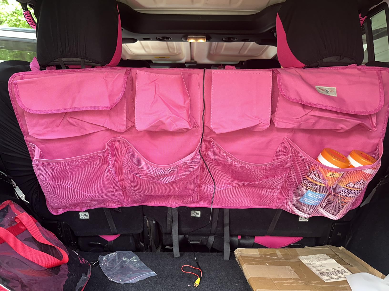 SURDOCA Car Trunk Organizer, LARGE CAPACITY Car Storage Bag with 8 Pockets, 7X Upgraded Trunk Storage Organizer for Car, SUV, Truck, MPV customer photo 1