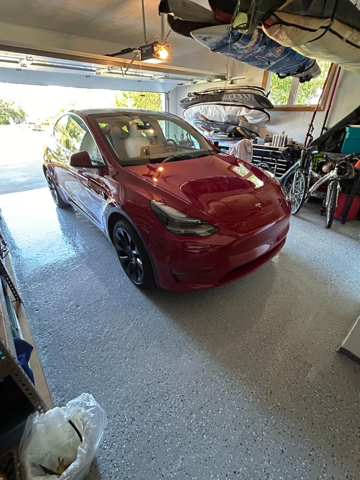 Rust-Oleum RockSolid Garage Floor Coating Kit, Dark Gray, 2.5 Car Kit customer photo 1