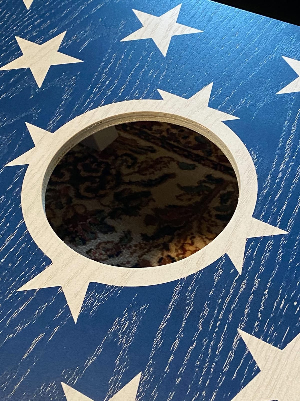 GoSports 4 x 2 ft Flag Series Wood Cornhole Sets – American Flag or State Flags – Includes 2 Regulation Size Boards, 8 Bean Bags, Carrying Case and Rules customer photo 2