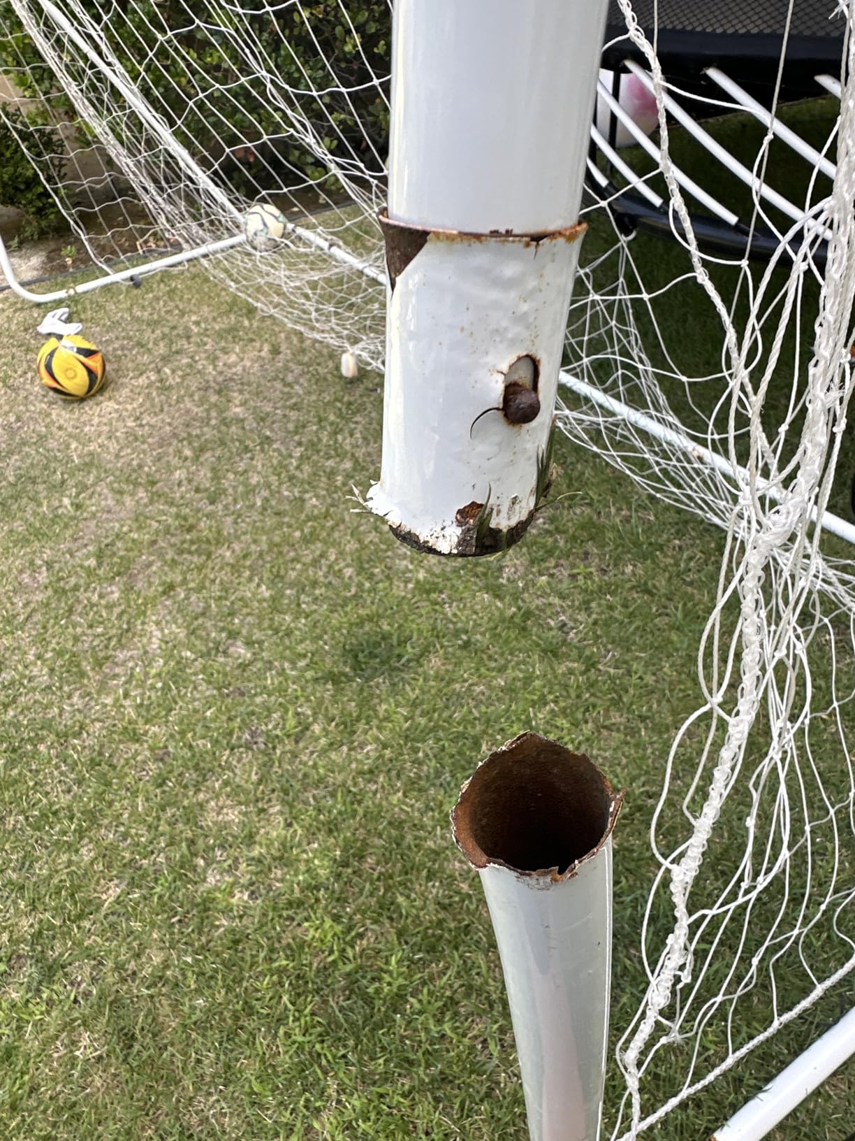 F2C Soccer Net 12 x 6 Soccer Goal for Backyard, Steel Frame for Kids, Adult Portable Shooting Training Aid with Carry Bag,Ground Stakes Waterproof (12x6 FT) customer photo 1
