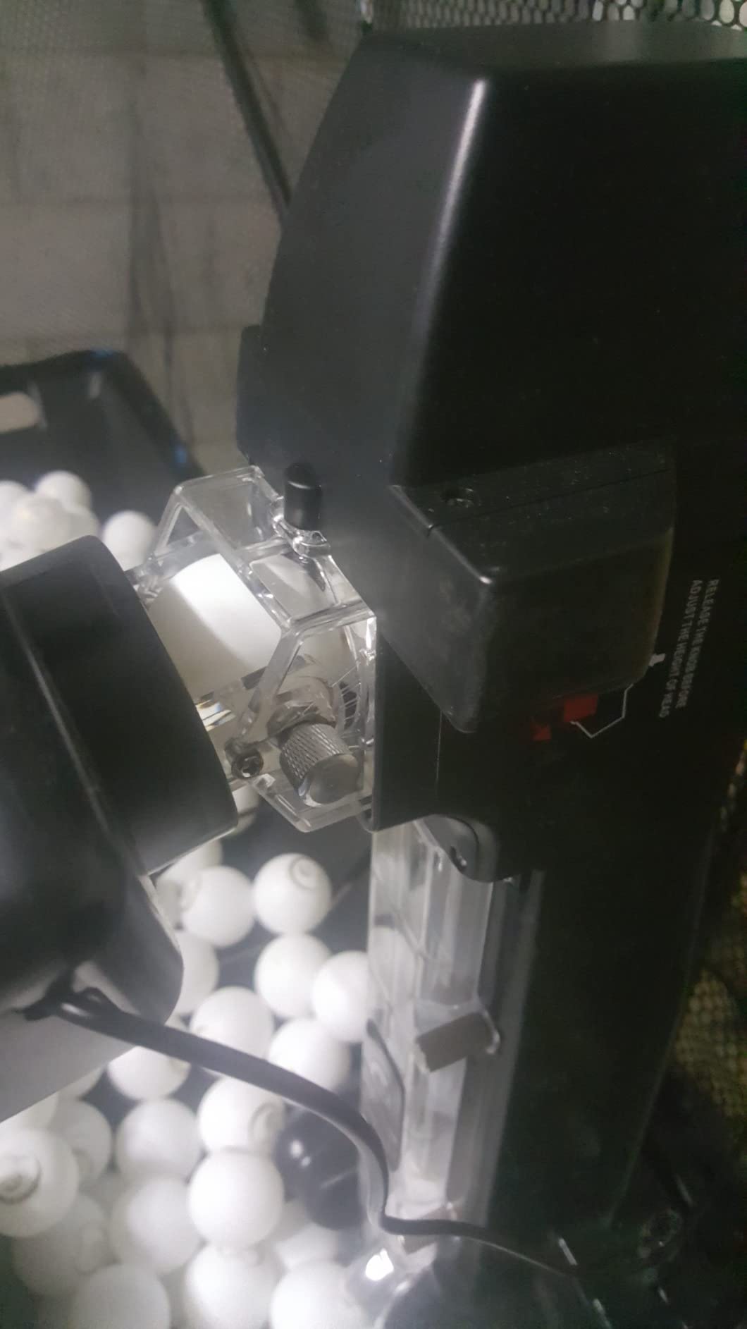 Suz S201 Table Tennis Robot with Machine Recycling net and 200 Balls customer photo 2
