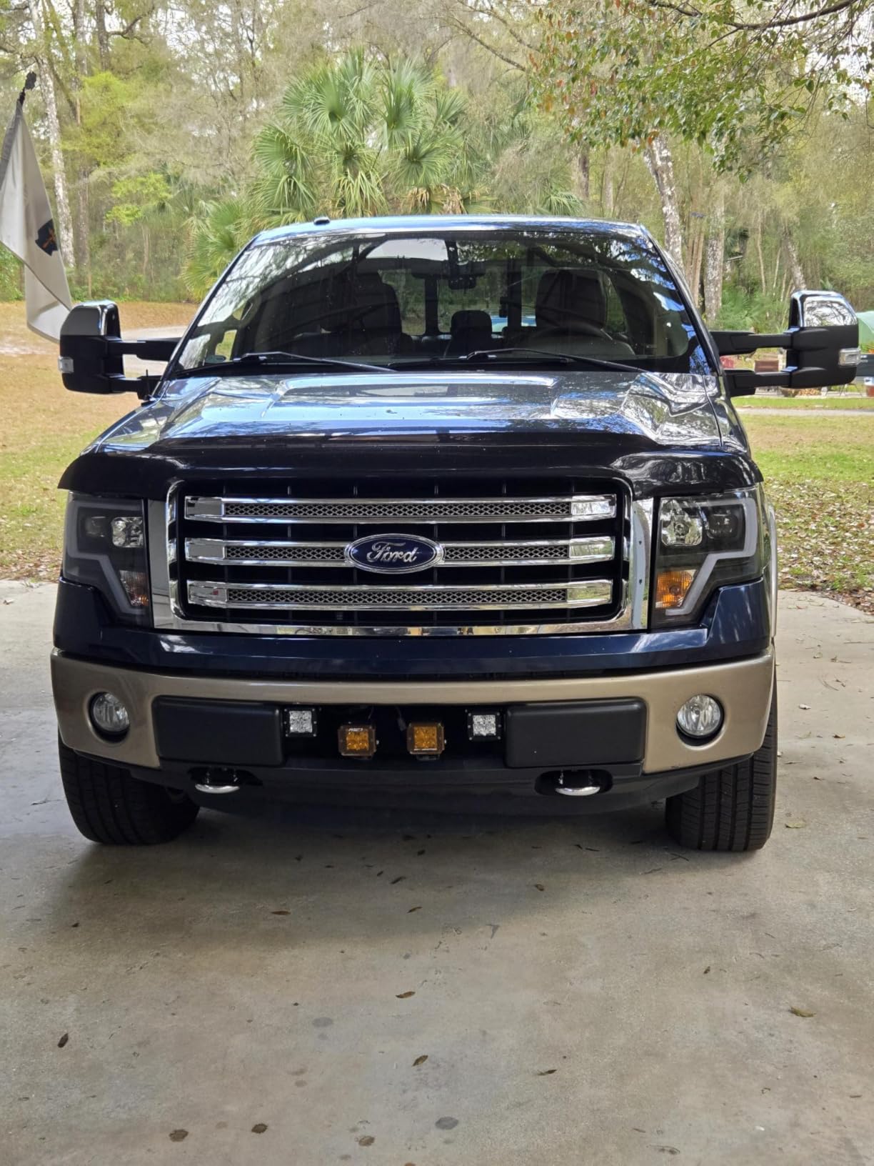 JZSUPER Towing Mirrors fit for Ford F150 Pickup Truck 2015 2016 2017 2018 2019 2020, Power Heated with Turn Signal Temperature Sensor 8 Pin Plug customer photo 2