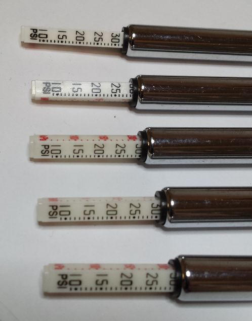 AstroAI Pencil Tire Pressure Gauge, 2 Pack 10-75 PSI Stainless Steel Body customer photo 2