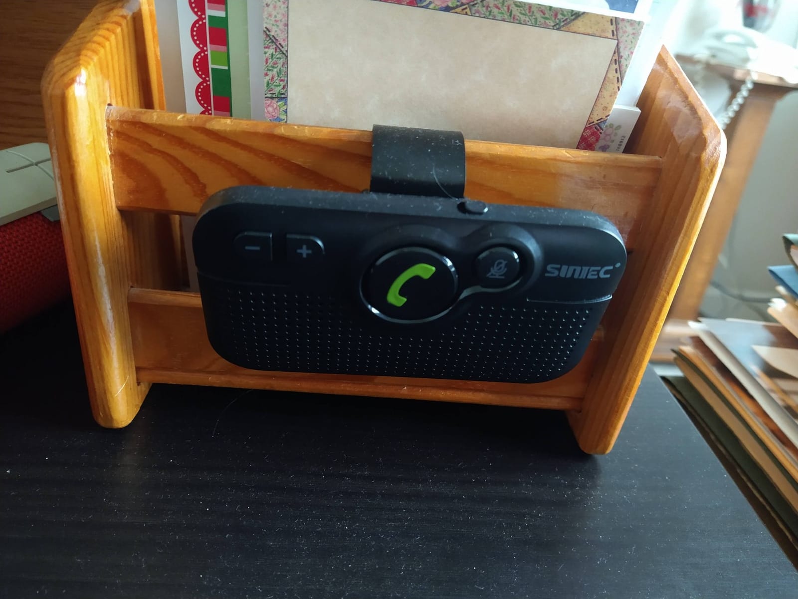 Handsfree Bluetooth Car Kit for Cell Phone,Wireless Speaker for Car customer photo 2