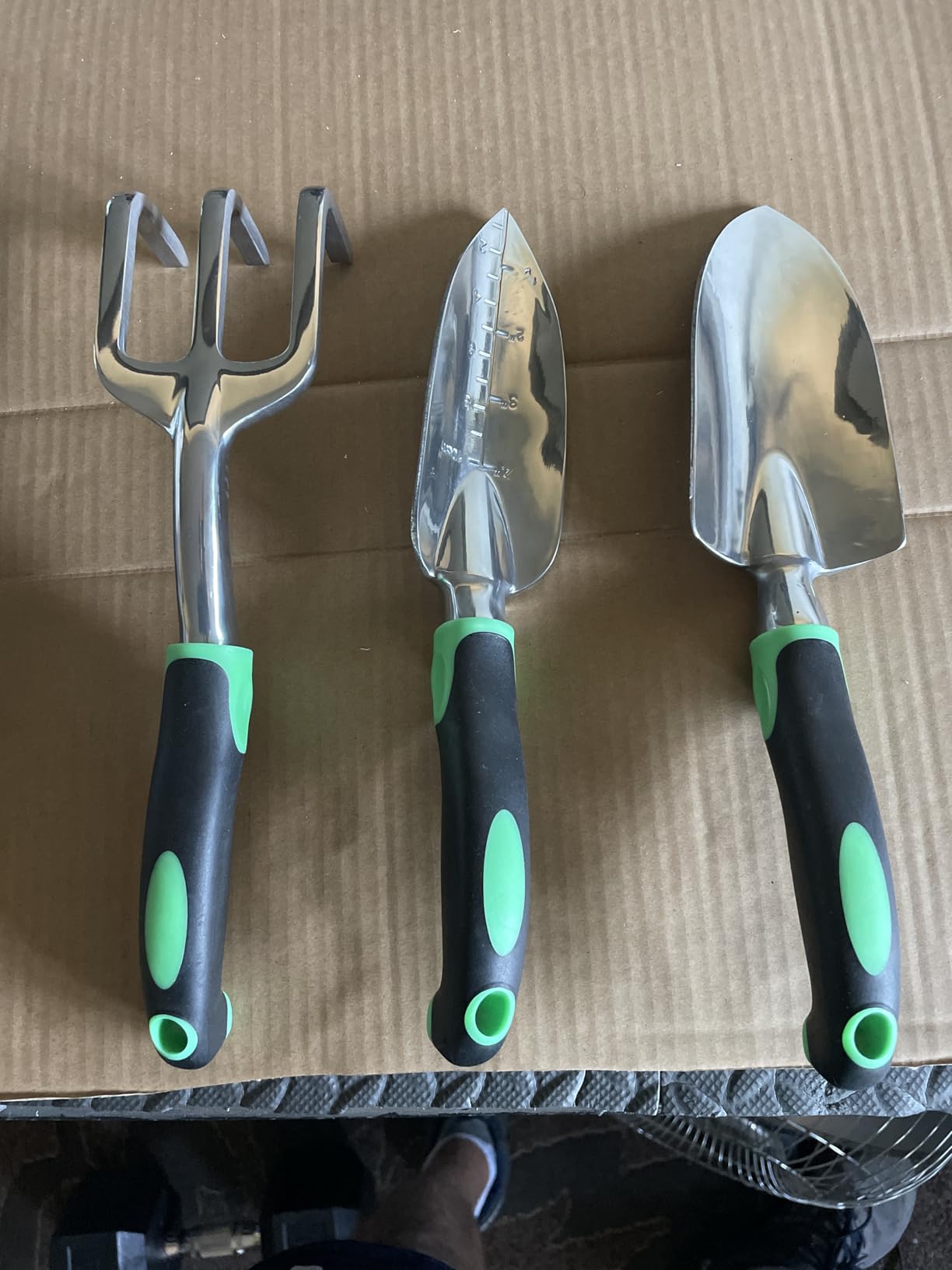 Garden Tool Set,100% Thicker Aluminum Gardening Kit,3 Pack customer photo 2