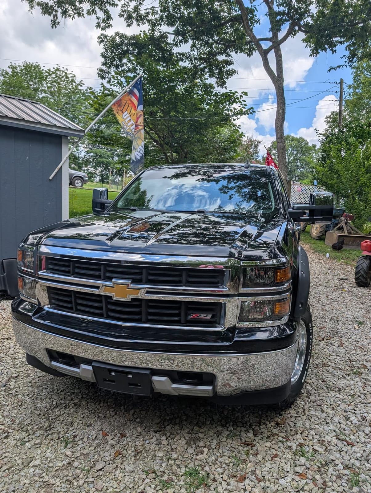 Towing Mirrors Compatible with 2014 2015 2016 2017 2018 Chevy Silverado GMC Sierra 1500 2500 HD 3500 HD with Power Glass LED Arrow Turn Signal Backup Lamp Running Light Heated Extendable Pair Set customer photo 1