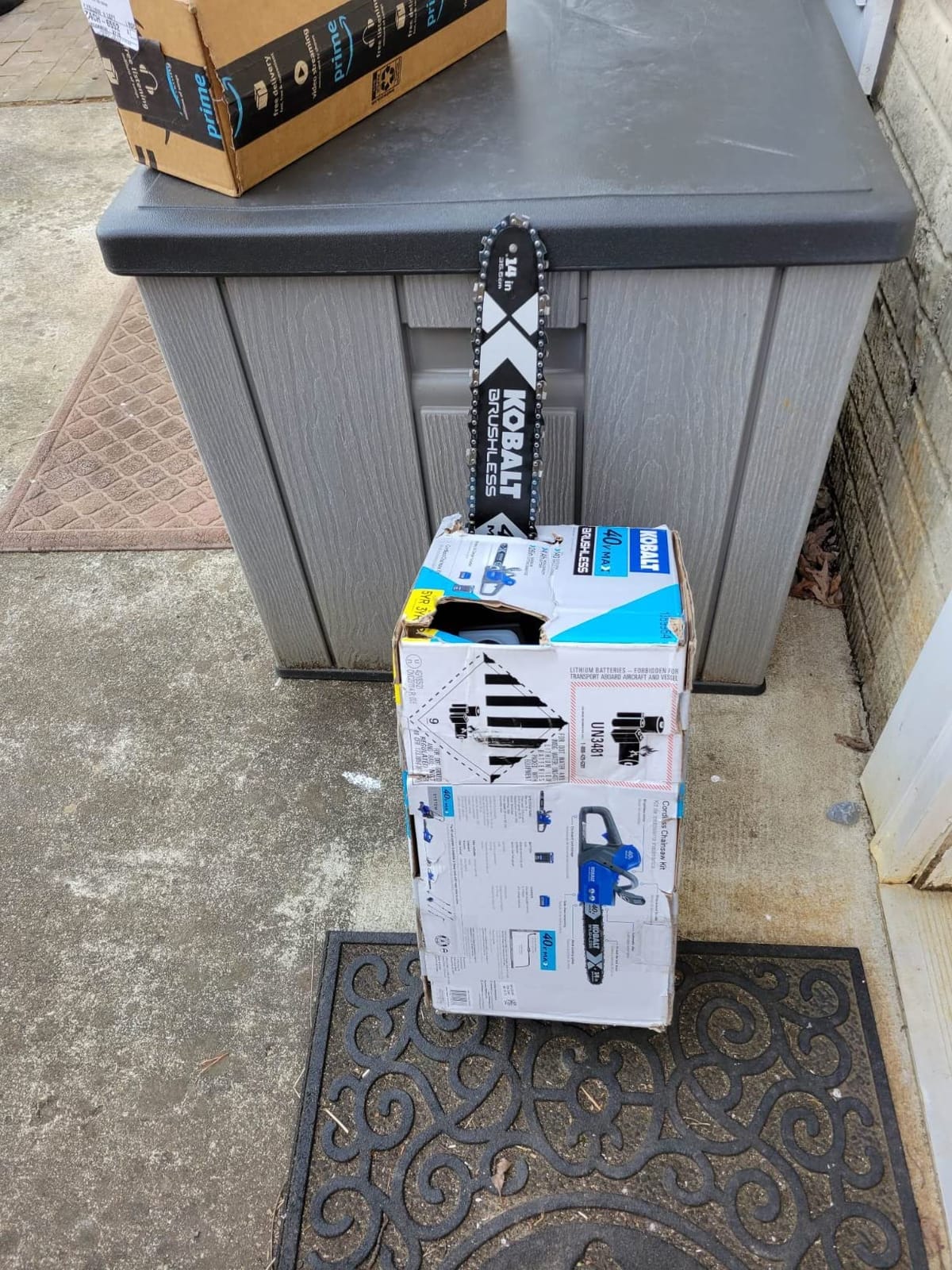 Kobalt 40-Volt 40v Lithium Ion Bare Tool 14-in Cordless Electric Brushless Chainsaw (Battery and Charger Not Included) customer photo 2