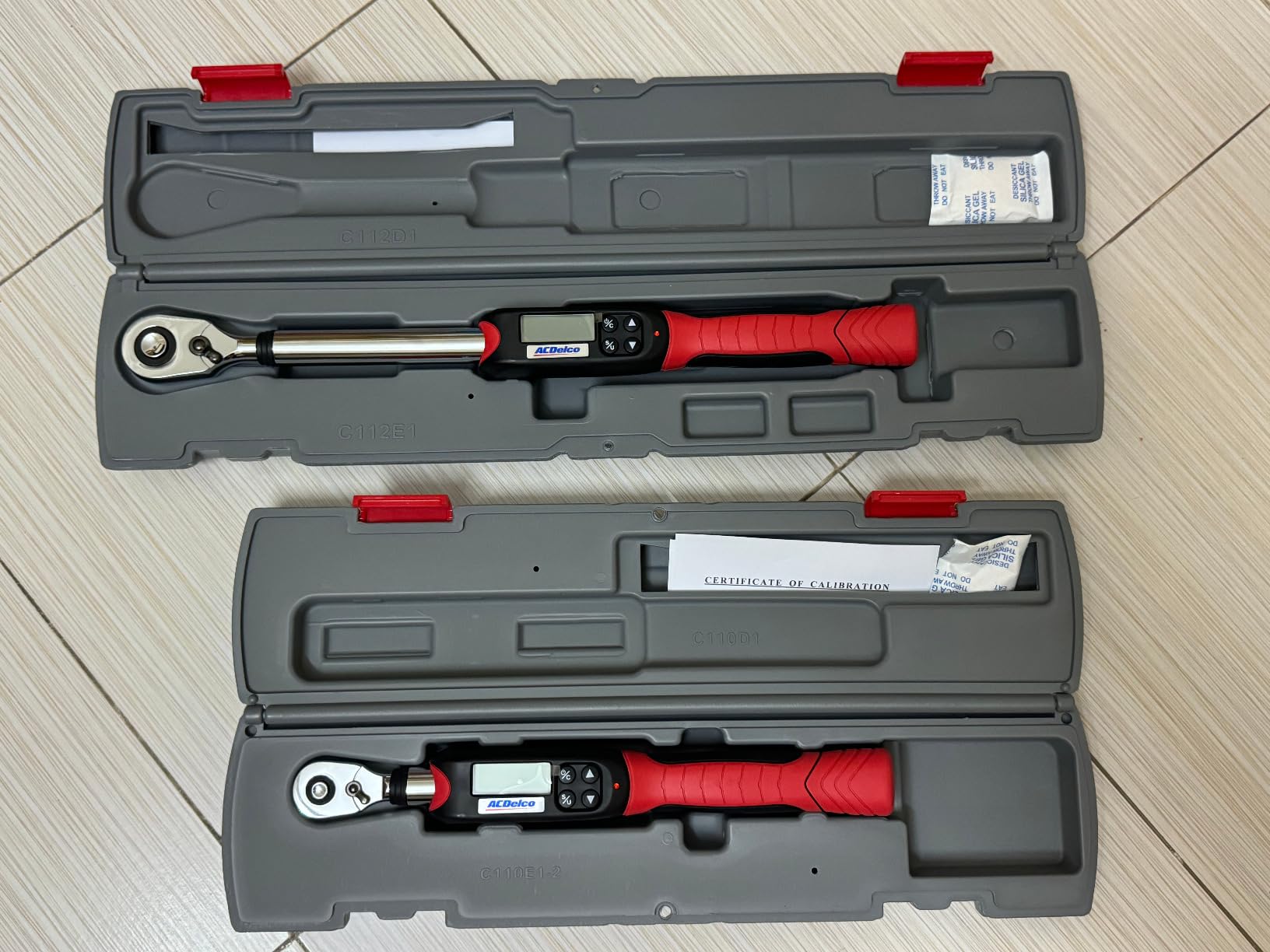 ACDelco ARM601-34 3/8” & ½” Heavy Duty Digital Torque Wrench Combo Kit with Buzzer and LED Flash Notification – ISO 6789 Standards with Certificate of Calibration customer photo 2