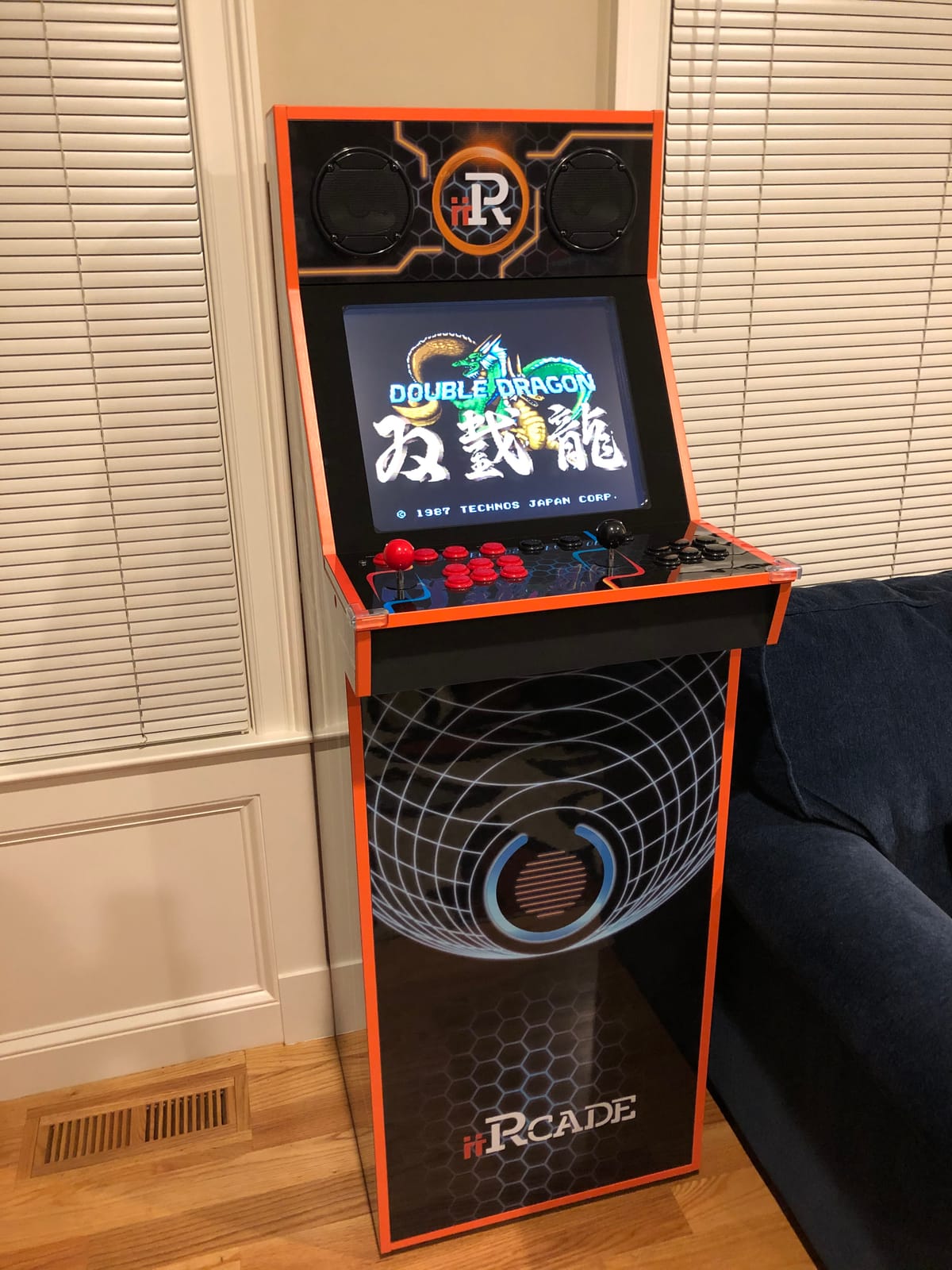 Premium Bartop Arcade Console Original Design 64GB Memory w/Expandable Game Library Wifi, Bluetooth, Sanwa-like Controls. Pre-Loaded With 11 Games Including Dragon's Lair, Beach Buggy Racing and more! customer photo 2