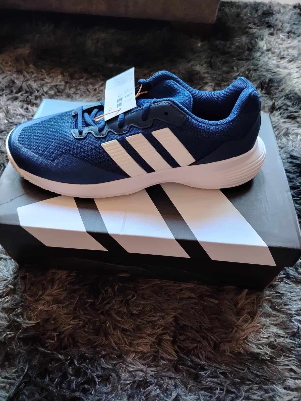 adidas Mens Gamecourt 2.0 Tennis Sneakers Shoes - Black customer photo 2