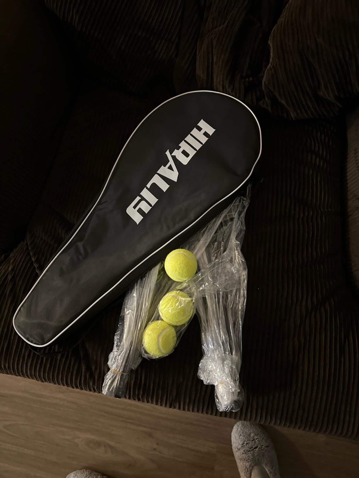 HIRALIY 27-Inch Tennis Racket for Adults with Ball and Carry Bag customer photo 1