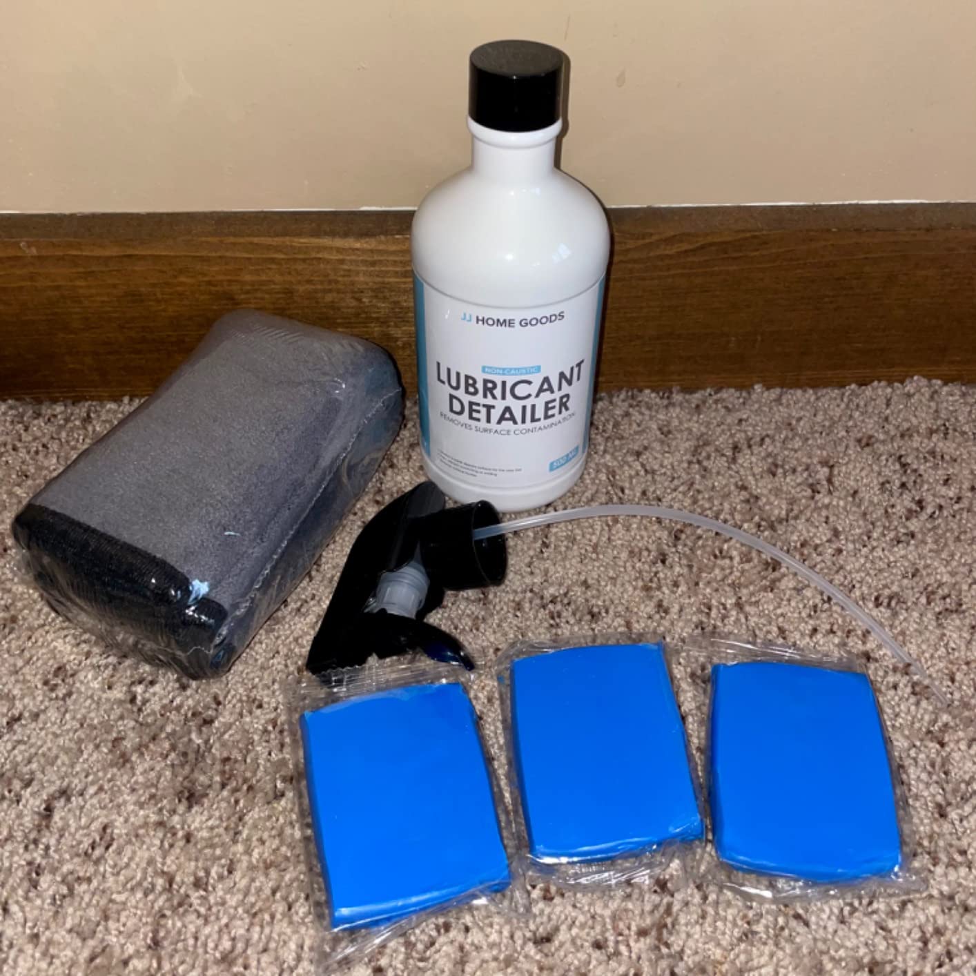 JJ Care Clay Bar Kit - Includes 3 Car Clay Bars for Auto Detailing (3x100g) + 16.9 fl. oz Clay Bar Lubricant + 2 Microfiber Cloths for Scratch-Free Finishing, Essential Clay Bar Kit for Car Detailing customer photo 2