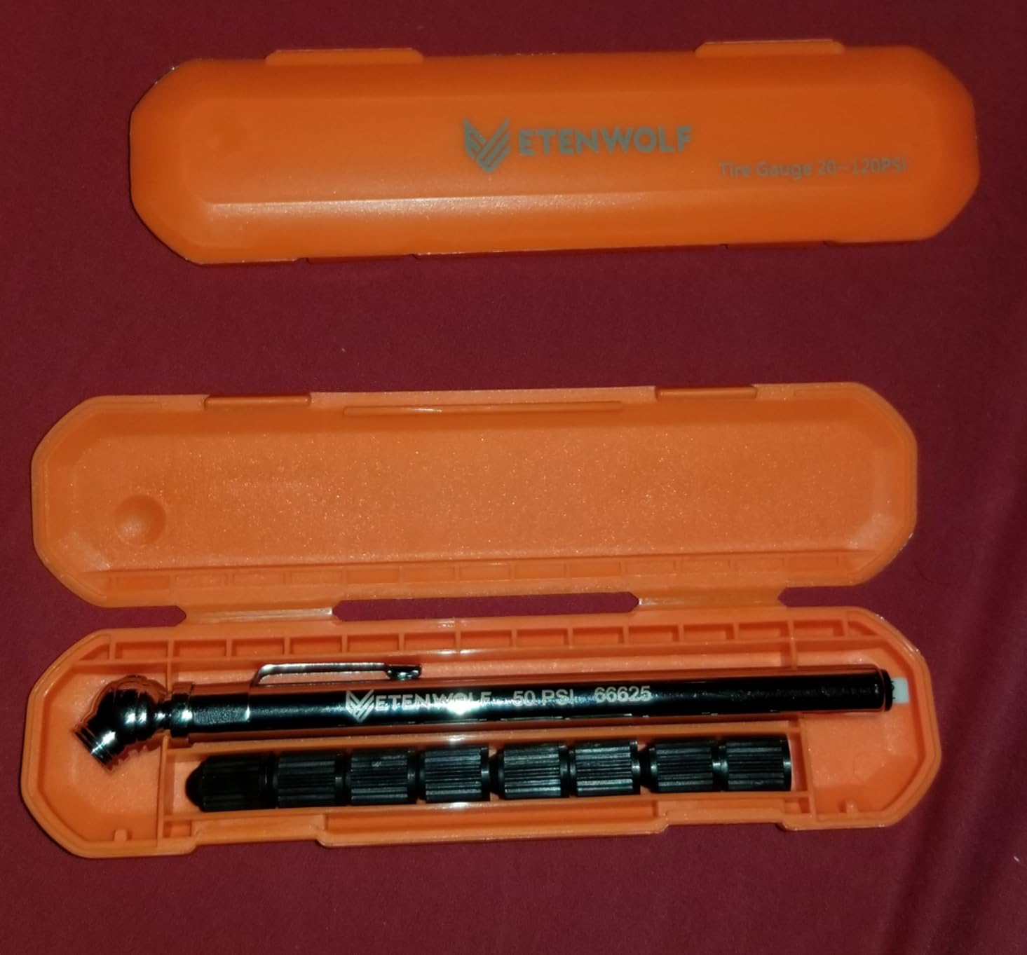 ETENWOLF Pencil Tire Pressure Gauge 2 Pack (10-50PSI, 20-120PSI) customer photo 1