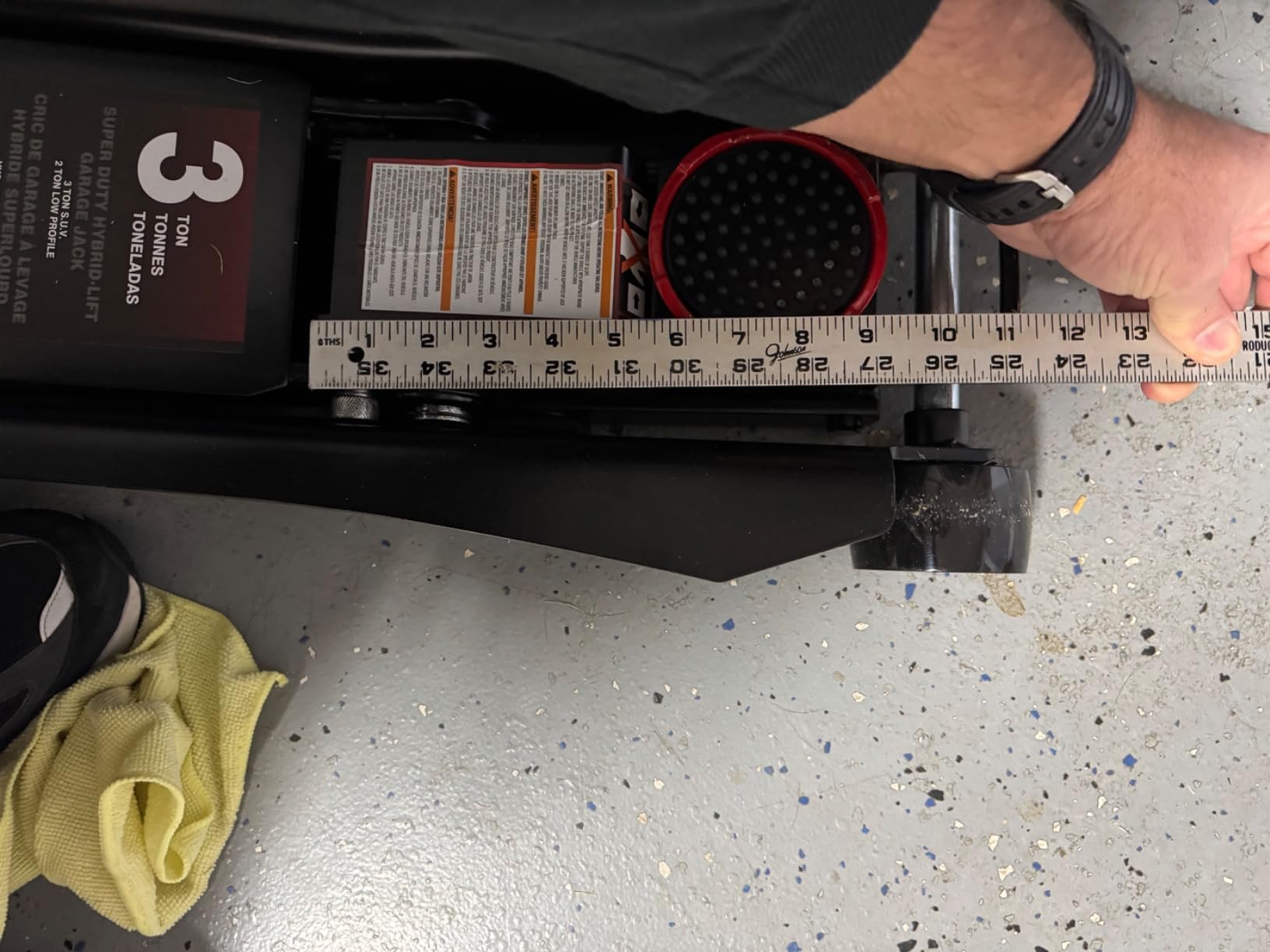 Road DAWG Low‑Profile High‑Reach Hydraulic 3 Ton Floor Jack, Black customer photo 2
