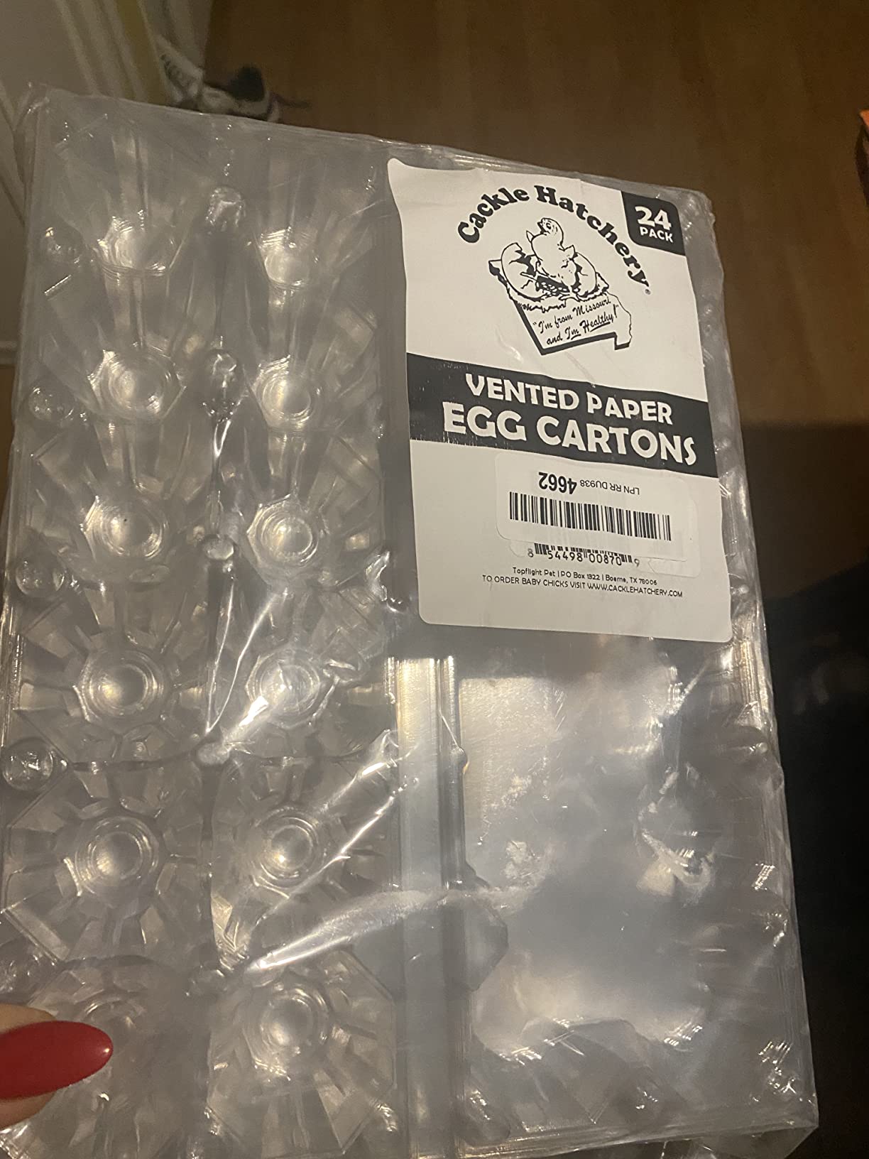 Vented Paper Pulp Egg Cartons Holds 1 Dozen Chicken Eggs (144 Pack) customer photo 1