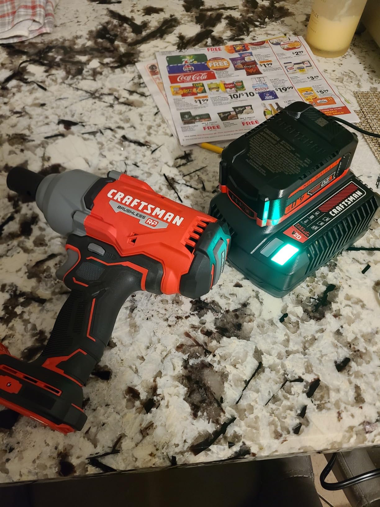 CRAFTSMAN V20 RP Cordless Impact Wrench, Battery and Charger (CMCF940M1) customer photo 1