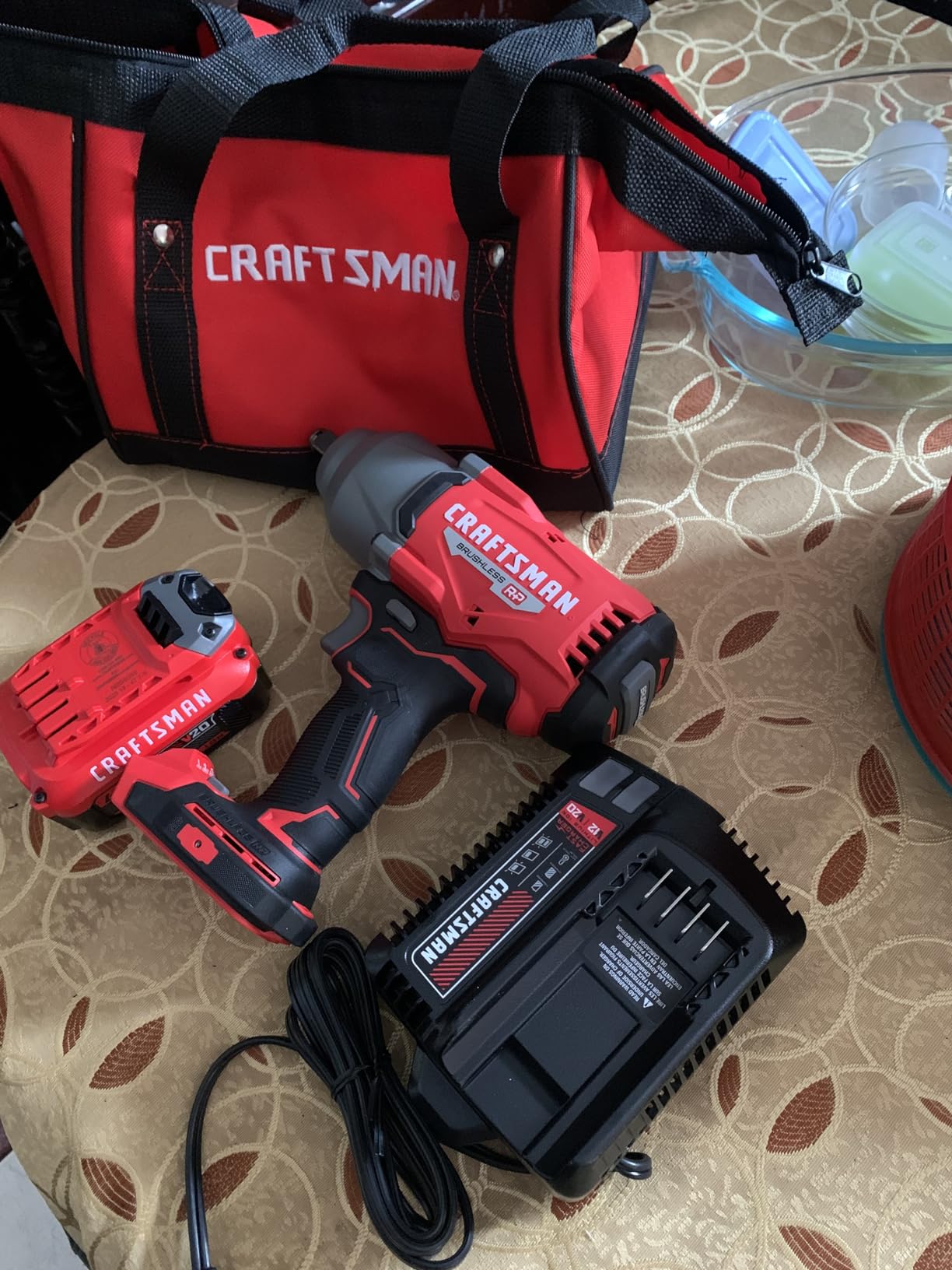 CRAFTSMAN V20 RP Cordless Impact Wrench, Battery and Charger (CMCF940M1) customer photo 2