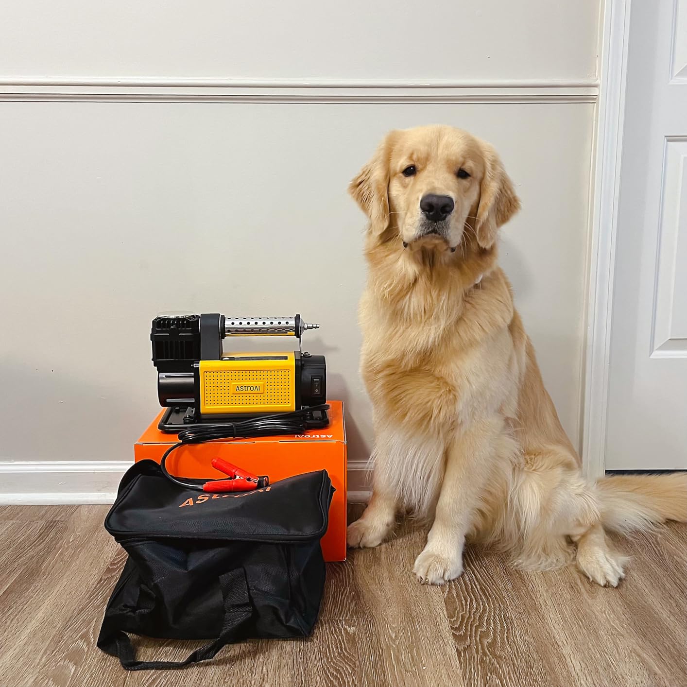 AstroAI T6 Offroad Air Compressor, 12 V Portable Air Pump with 7.06 CFM, AirCtrl, ¼ NPT Quick Connector, Heavy-Duty Truck Tire Inflator, Max 150 PSI for 4 × 4 SUV Vehicle RV ATV customer photo 1