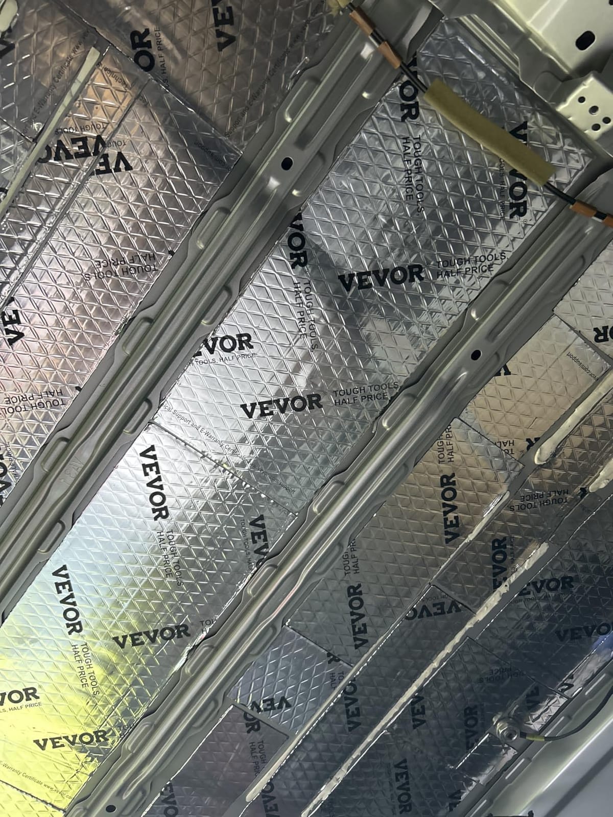 VEVOR Car Sound Deadening Mat, 200 mil 25 sqft Butyl Sound Deadener, Noise Insulation and Vibration Dampening Material customer photo 1