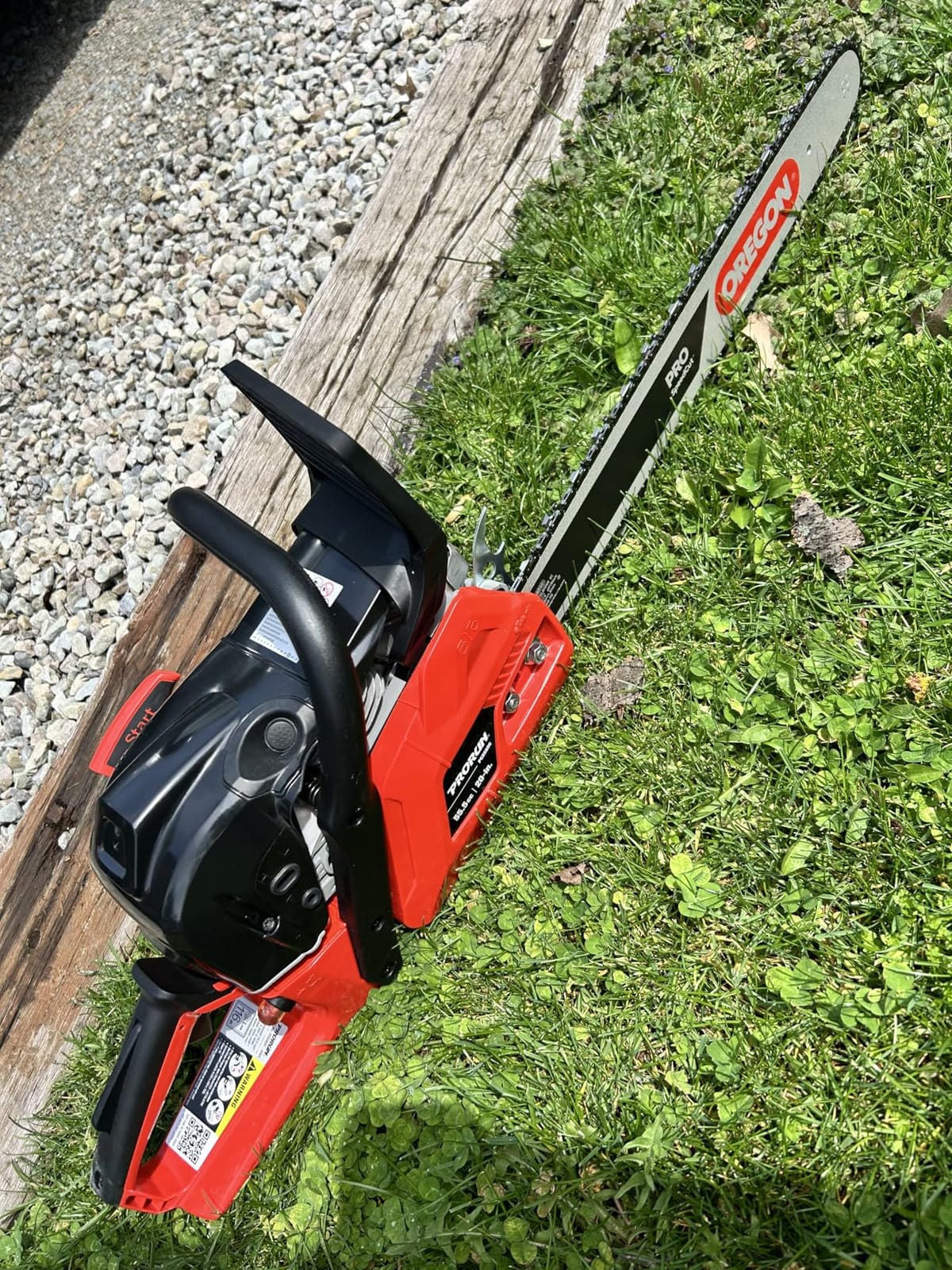 PRORUN 55.5cc 20-in. Gas-Powered 2-Cycle Commercial Chainsaw (PCS560C) customer photo 2