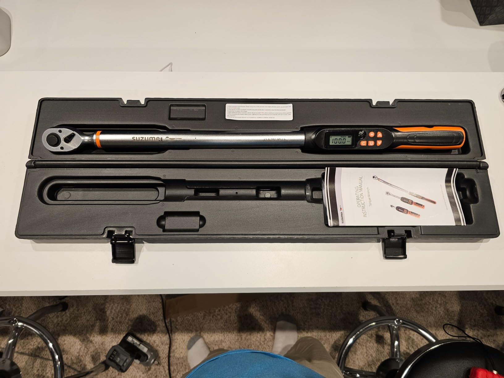 SUZUME Digital Torque Wrench 1/2 Drive (12.5-250.7 Ft. Lb/ 17-340 N.m) customer photo 2