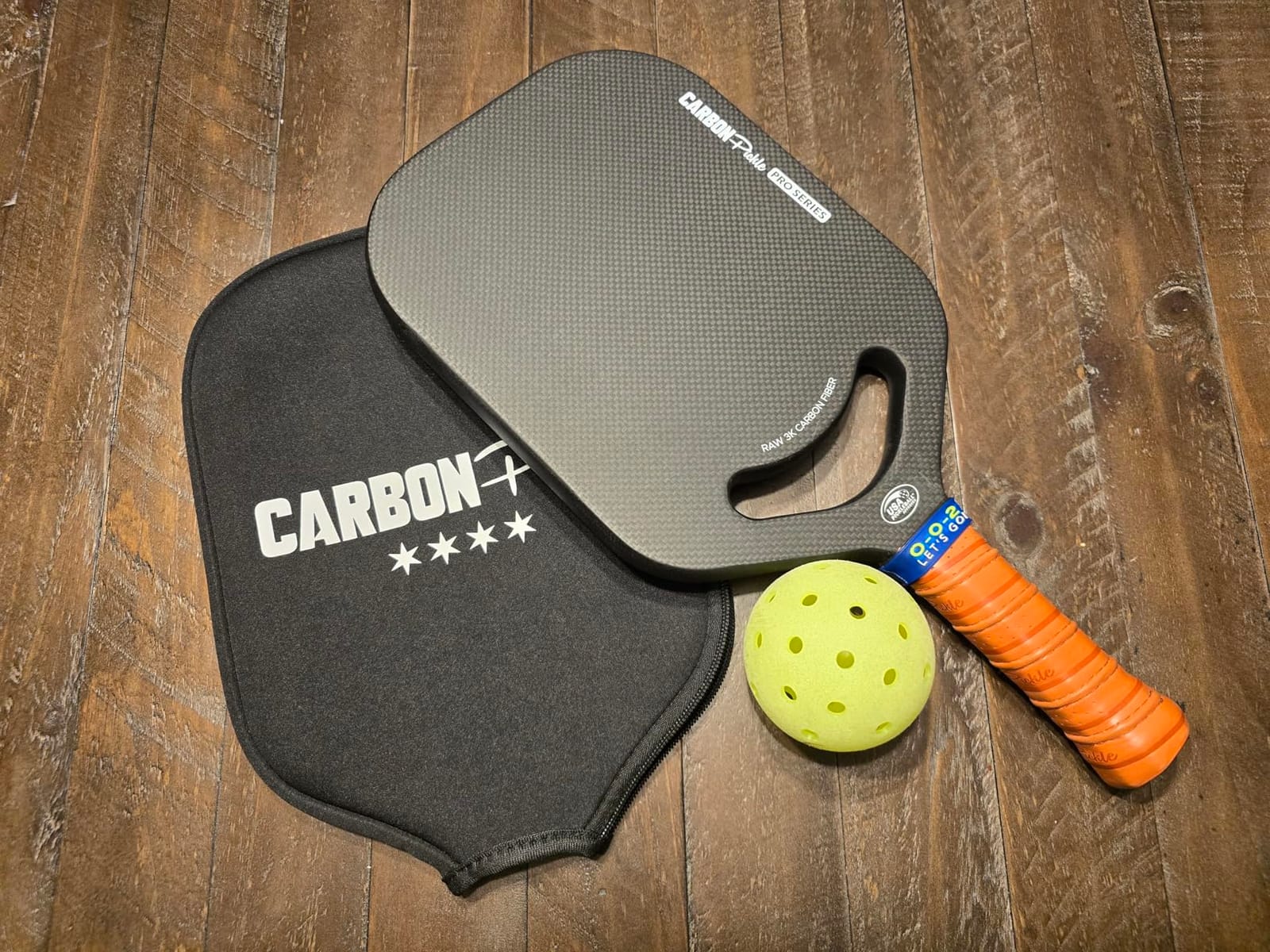 CPX Pro Carbon Fiber Pickleball Paddle - Professional Grade, Matte Finish, Honeycomb Core, Tennis Style Grip - Edgeless Paddle Designed in Chicago, USA customer photo 2