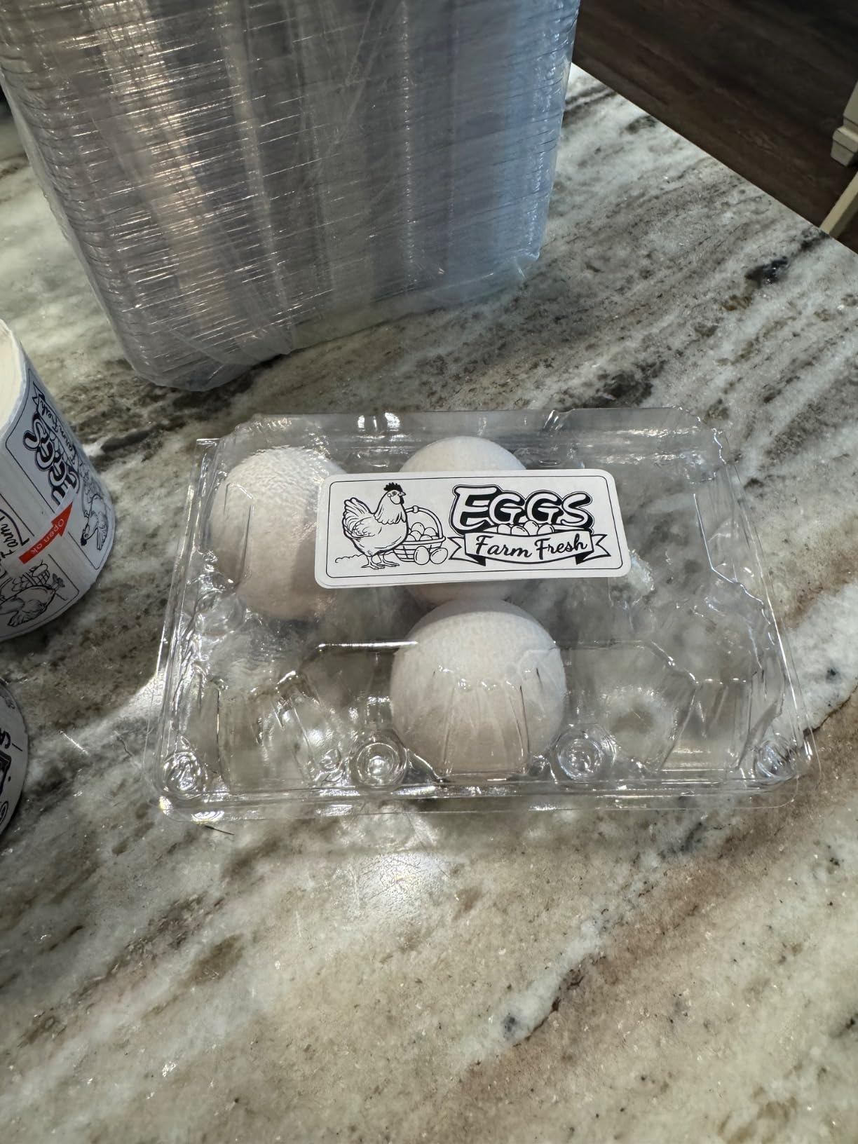 Pintuson 50 Pack Egg Cartons Cheap Bulk 12 Count - Holds 1 Dozen Clear Blank Egg Cartons for Chicken Eggs - Clear Empty Chicken Egg Carton for Fresh Medium Eggs customer photo 1
