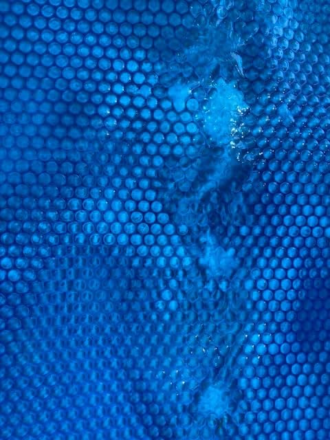 Hot Tub Bubble Blanket - 9 x 9 FT 16-Mil Square Pool Spa Solar Cover | Heavy Duty Floating Heat Retaining Thermal Blanket for Insulating Solar Heating customer photo 2