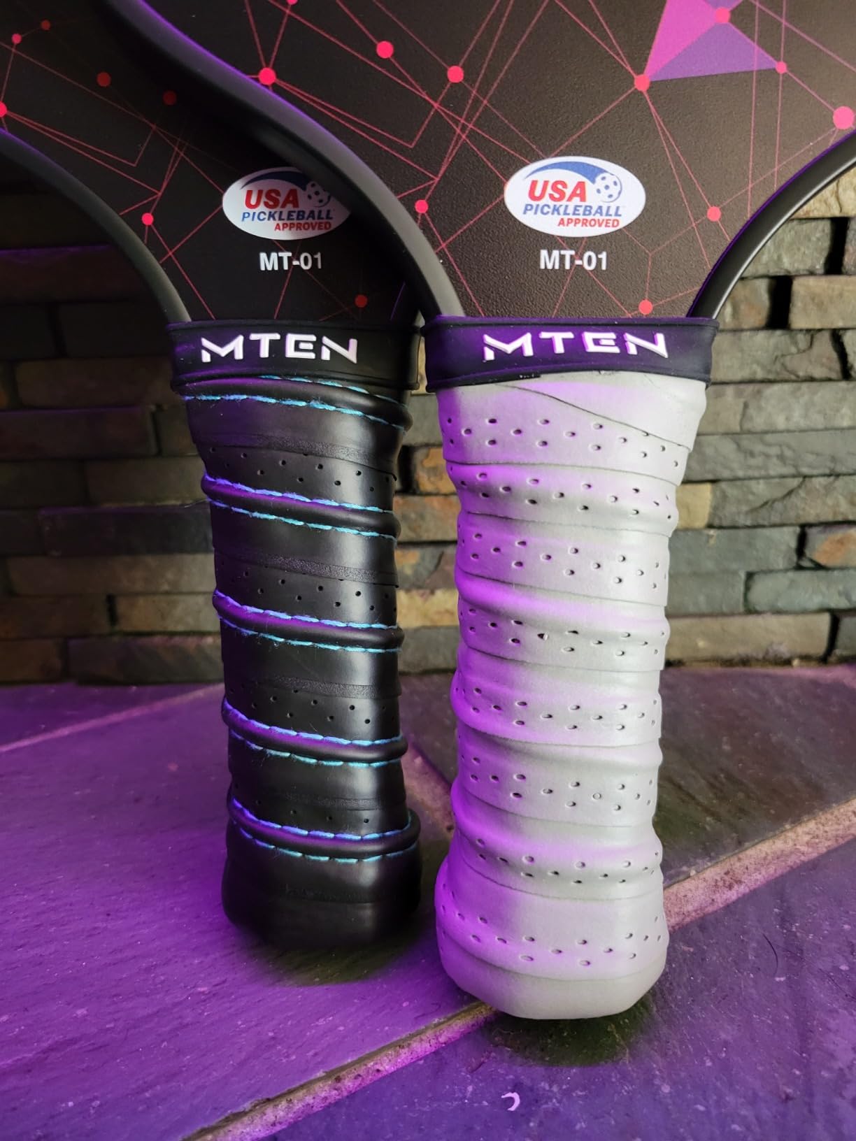 MTEN Pickleball Paddles Set of 2/4/1, USAPA Approved Fiberglass Rackets customer photo 2