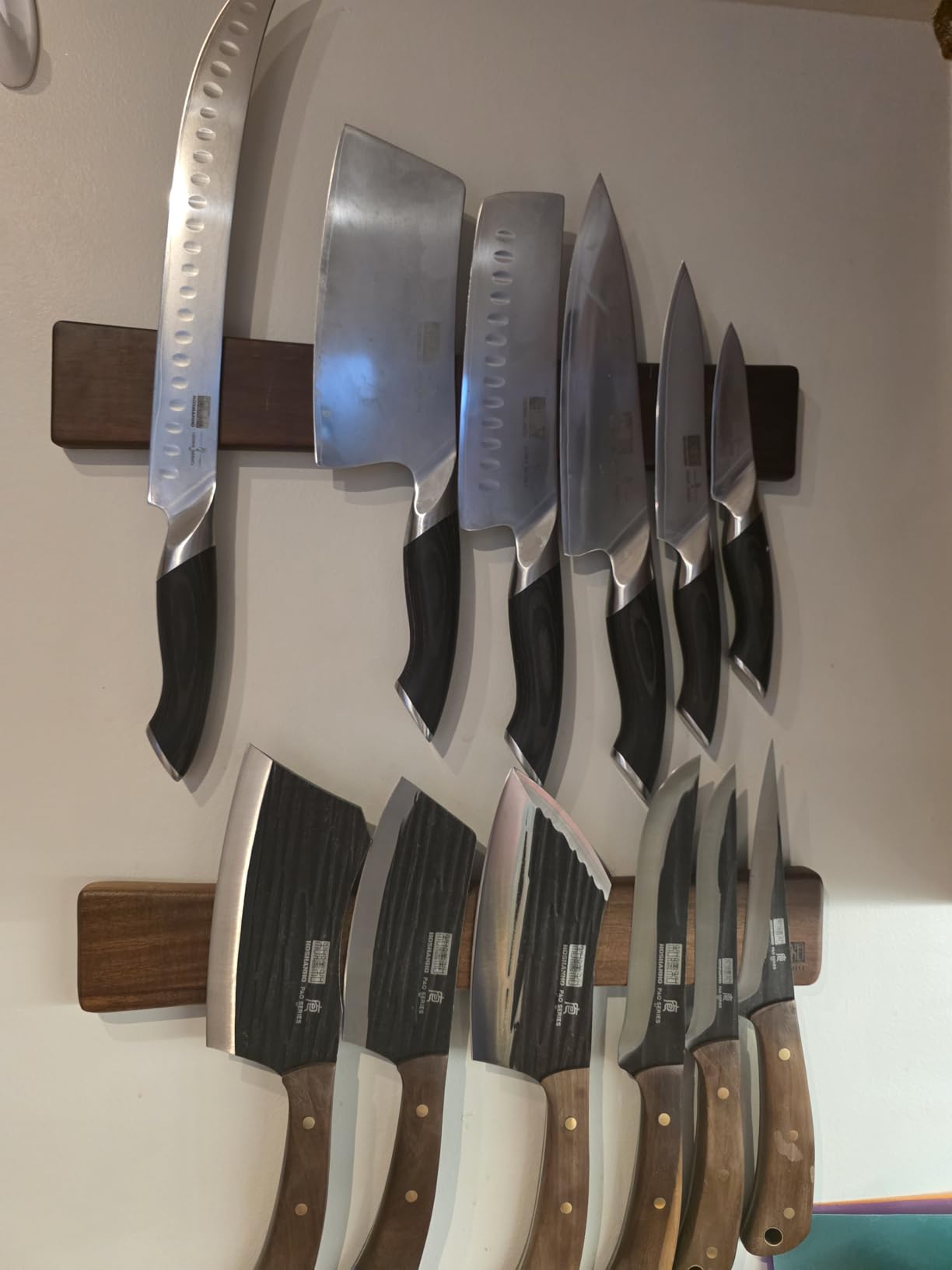 HOSHANHO Butcher Knife Set, Sharp Kitchen Knife Set & Roll Bag Gift for Men customer photo 2