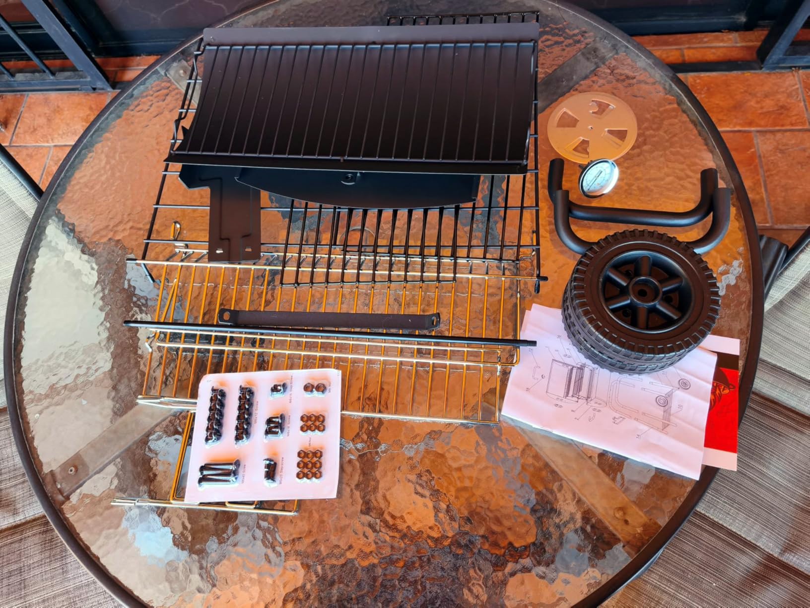 Kendane Barrel Charcoal Grill, Large Charcoal Grills with Side Shelf customer photo 1