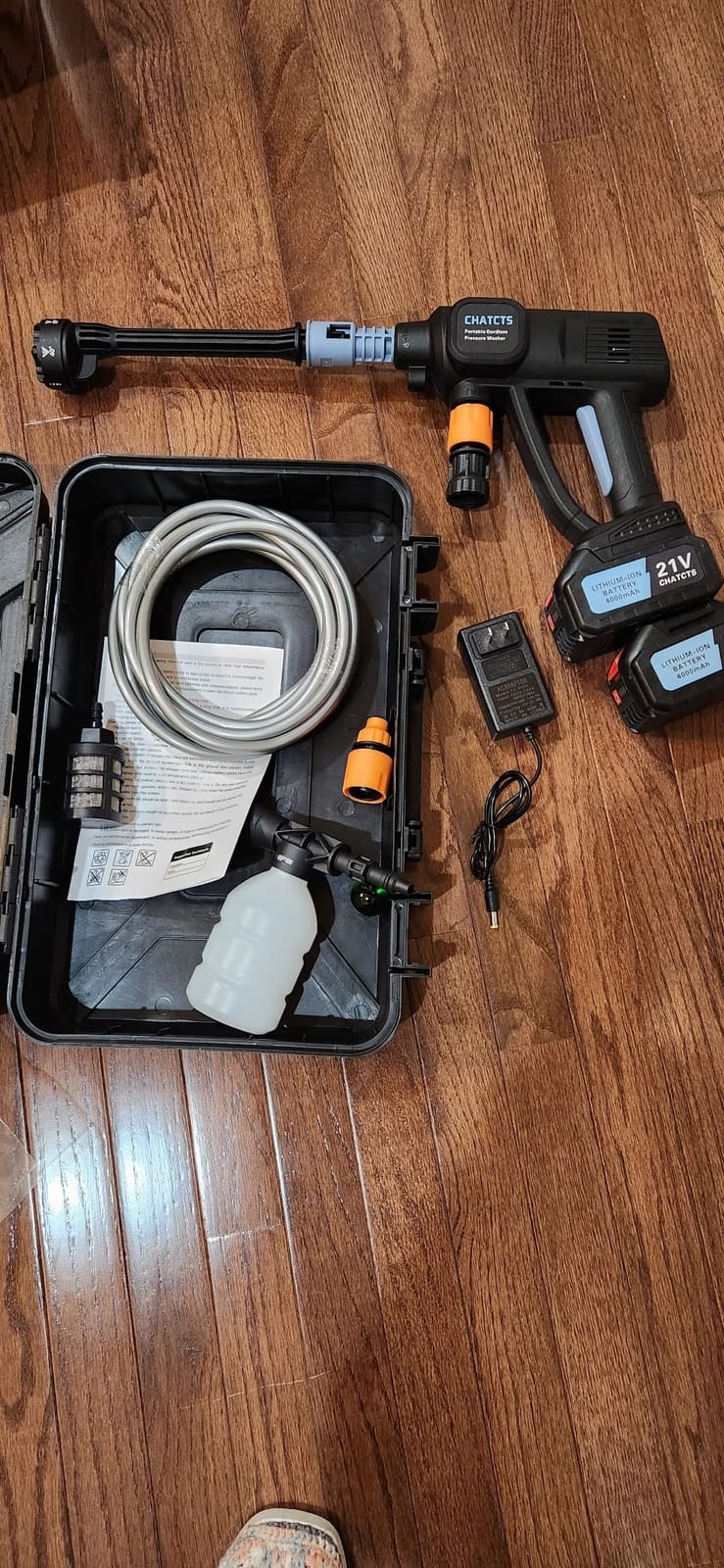 Portable Cordless Washer, Car Washer with 2 Batteries customer photo 1