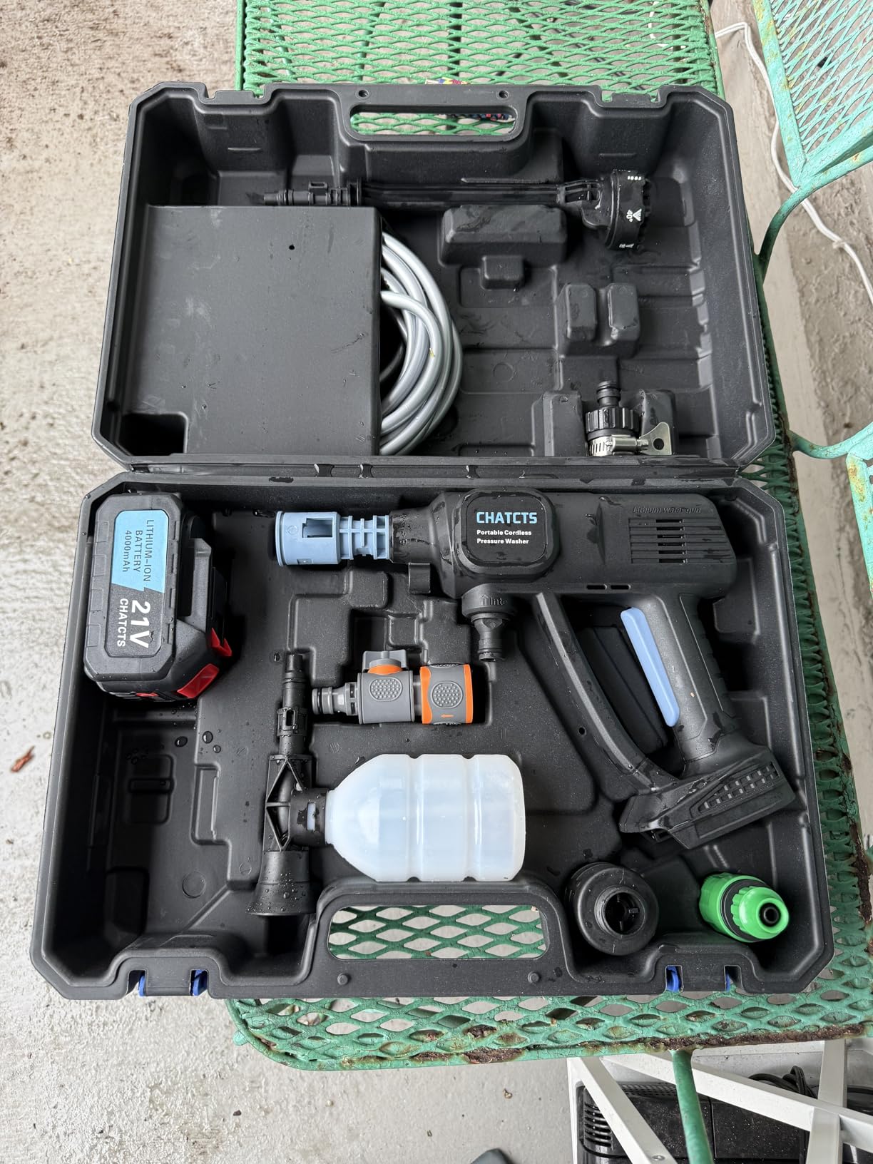 Portable Cordless Washer, Car Washer with 2 Batteries customer photo 2