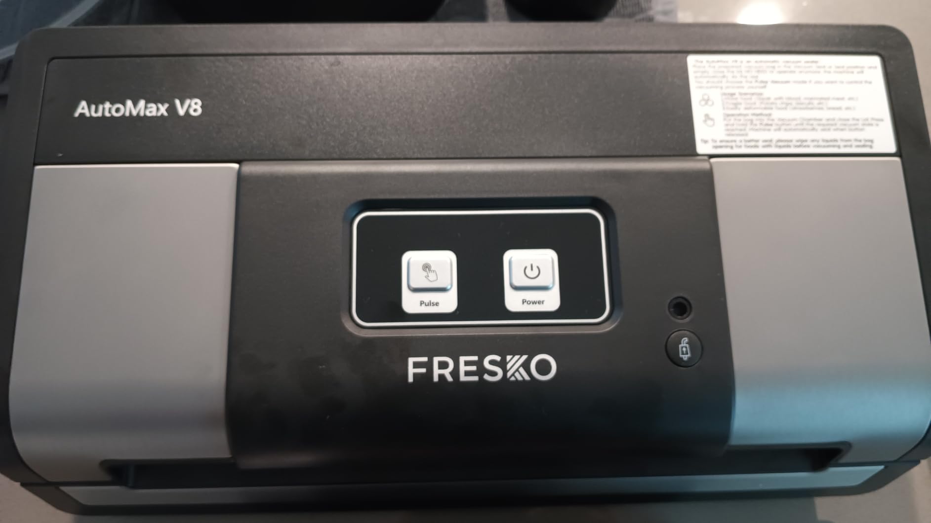FRESKO Automatic 95Kpa Food Vacuum Sealer Machine, Auto Dry-Wet Detection customer photo 2