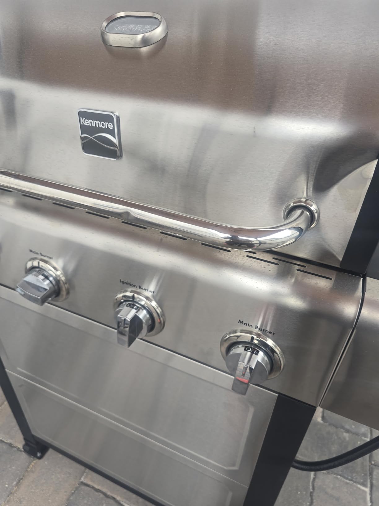 Kenmore BBQ Propane Gas Grill - 5 Burners with Side Burner & Searing Zone, 644 Sq. In. Stainless Steel Grill, 66,000 BTU, Ideal for Outdoor Cooking, Patio & Backyard, Silver customer photo 2