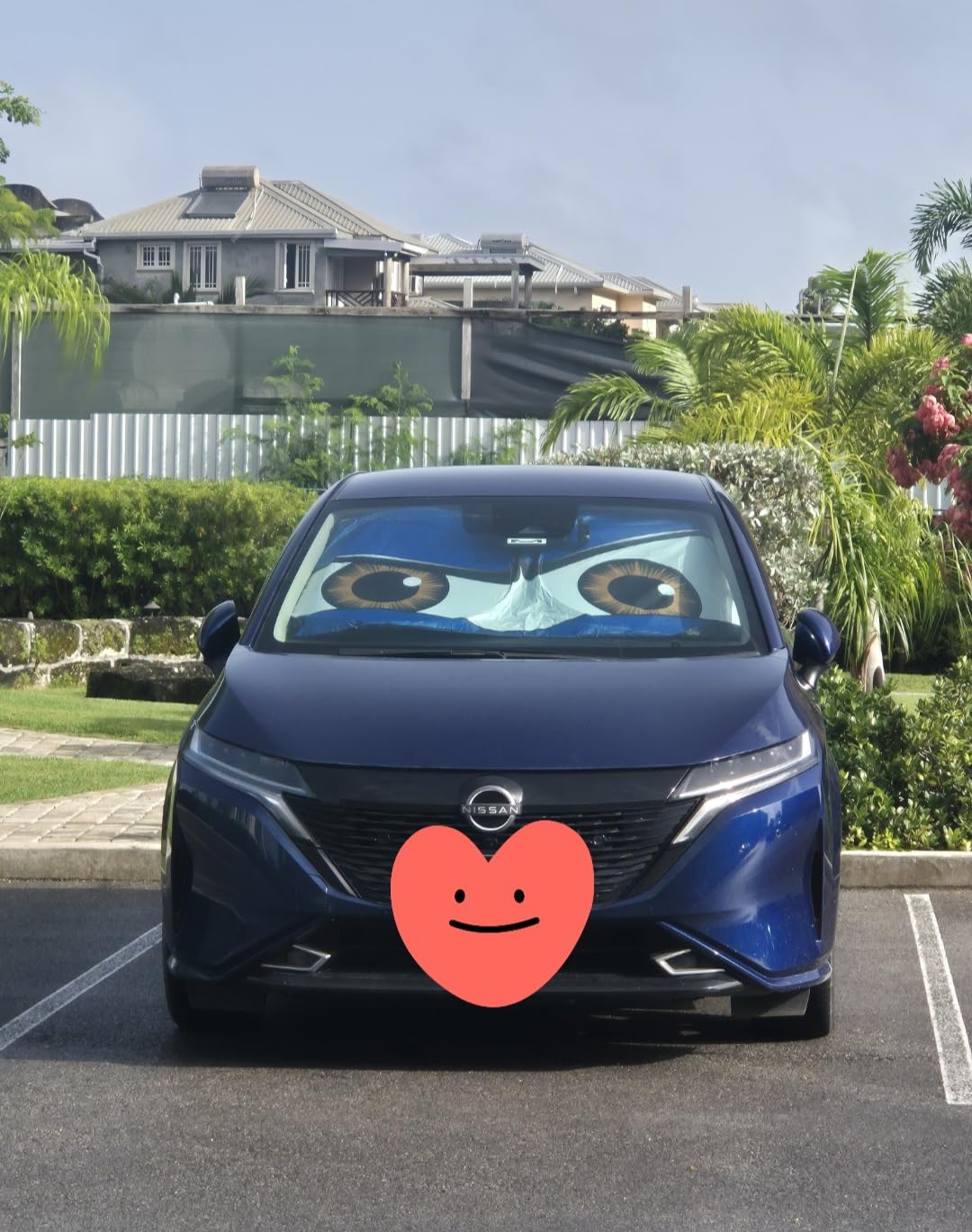 Car Windshield Sun Shade, Universal Fit Midsized Sedan SUV, Cool Gray customer photo 1