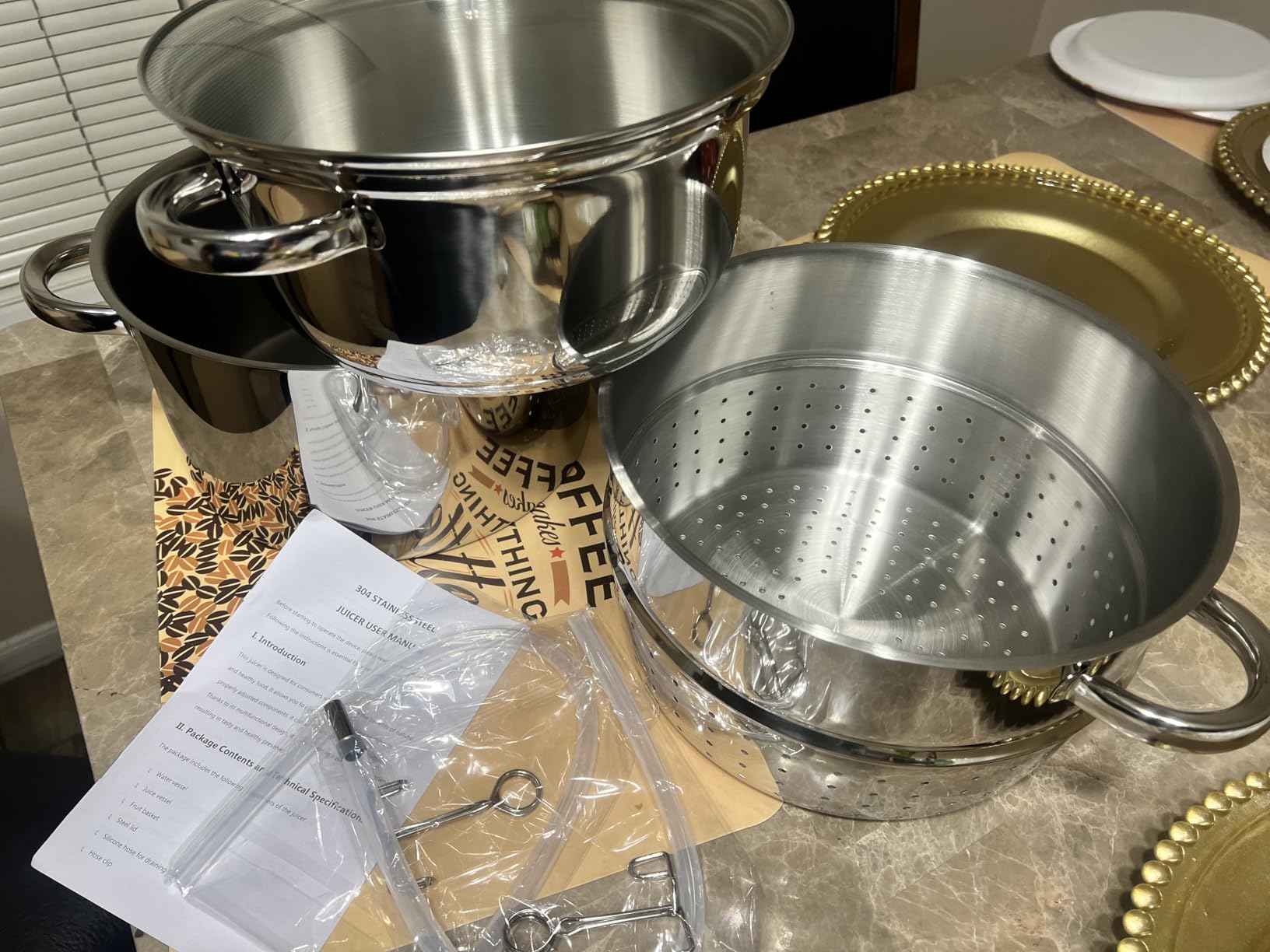 Juice Steamer Extractor, 11 Qt 304 Stainless Steel, Canning Steamer Kit for Fruit/Vegetable Juice, Jelly customer photo 2