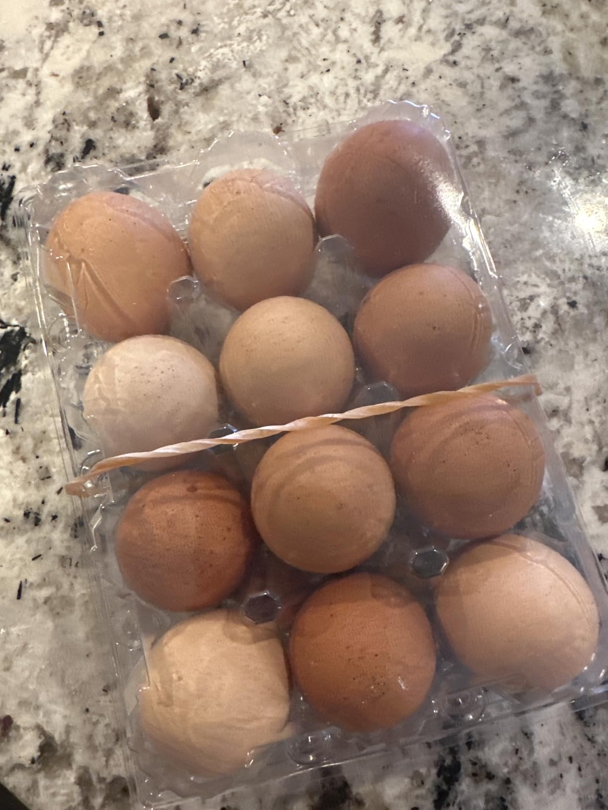 SINLUCESCE 100 Packs Egg Cartons Cheap Bulk, Plastic for 12 Eggs, Clear Egg Cartons 3 x 4 Grids, Perfect for Refrigerator Family Farm Commercial Business Market Display customer photo 1