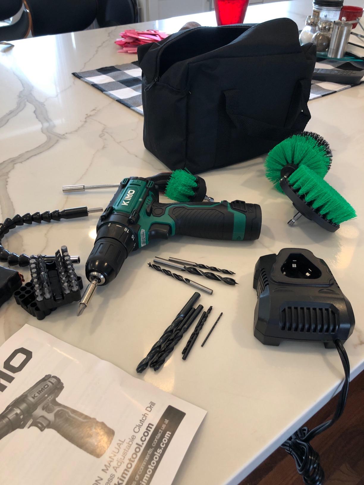 KIMO Impact Wrench 1/2 Cordless, Impact Gun for Car Tire, 20V Impact Driver customer photo 2