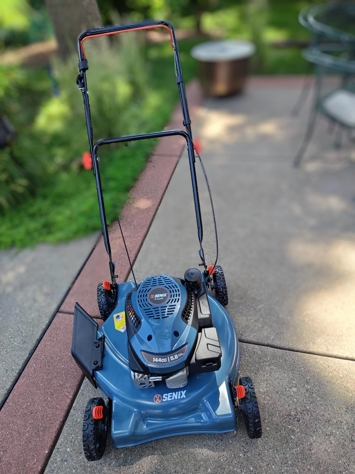 SENIX 21'' Self Propelled Gas Lawn Mower 170 cc, 6-Position Cutting, 3-in-1 customer photo 1