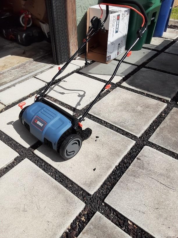 SENIX 21-Inch Gas Push Lawn Mower, 144cc, 2-in-1 Mulching customer photo 2