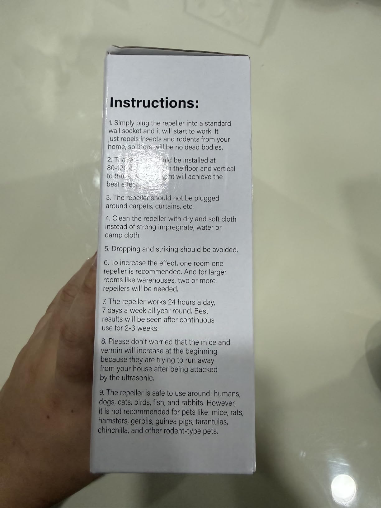 2026 Upgraded Ultrasonic Indoor Pest Repeller, 3-Mode Mouse Traps, 6 Pack customer photo 2
